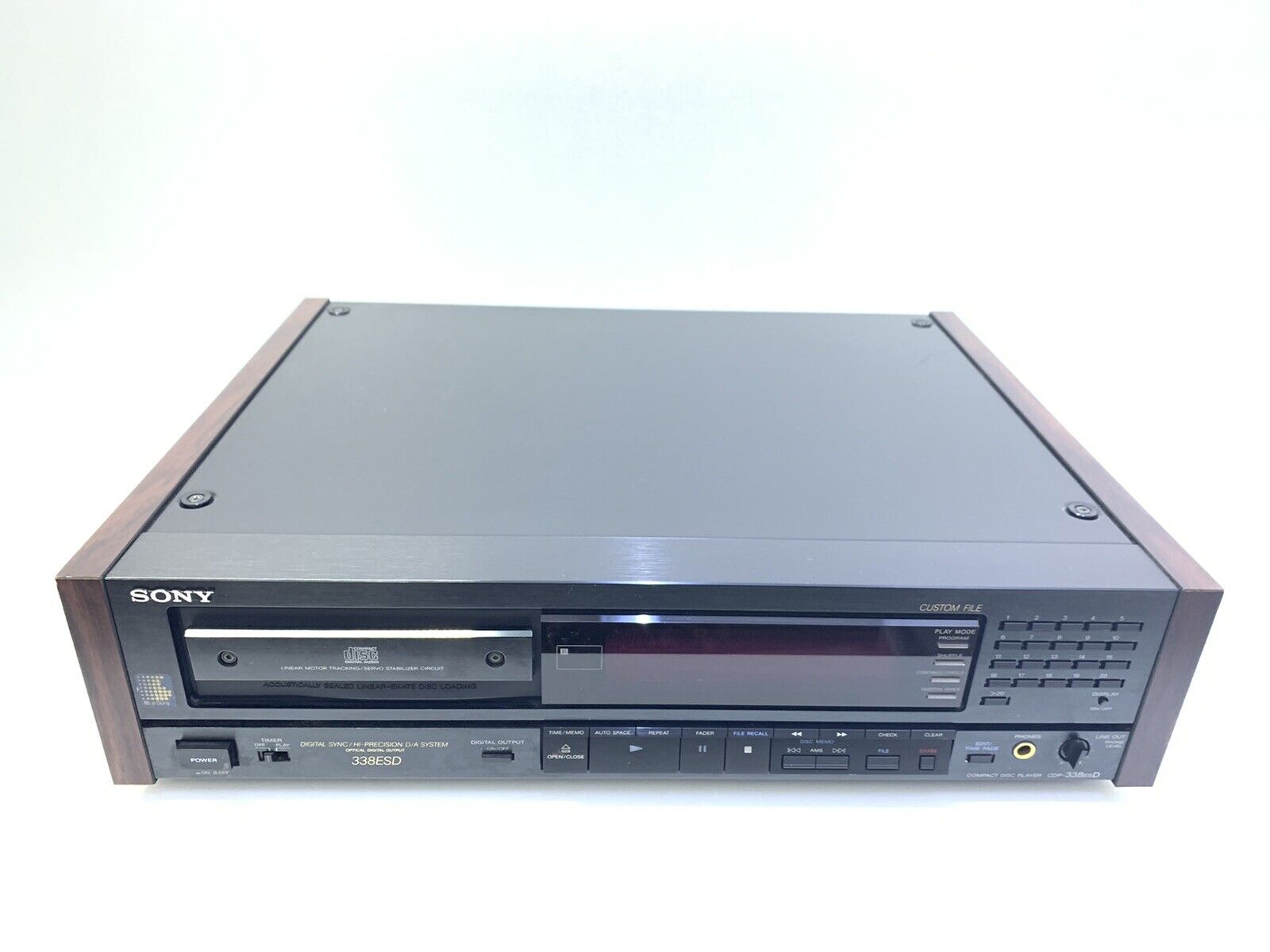 SONY CDP-338ESD Compact Disc Player High End Vintage 1990 with Remote Like New