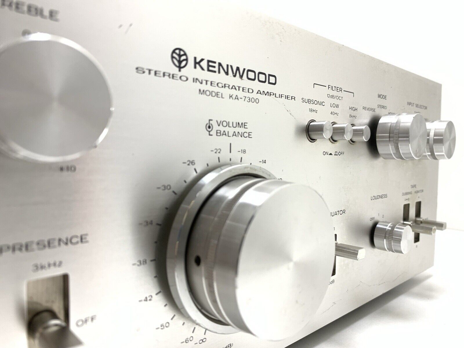 KENWOOD KA 7300 Integrated Stereo Amplifier 65+65 WRMS Vintage 1976 Good Look