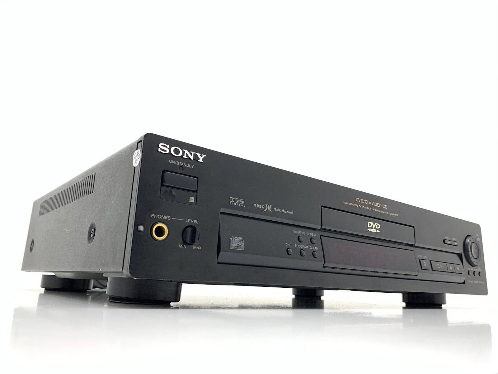 SONY DVP-S715 DVD VÍDEO CD Compact Disc + Remote VINTAGE 1998 WORK Good Look