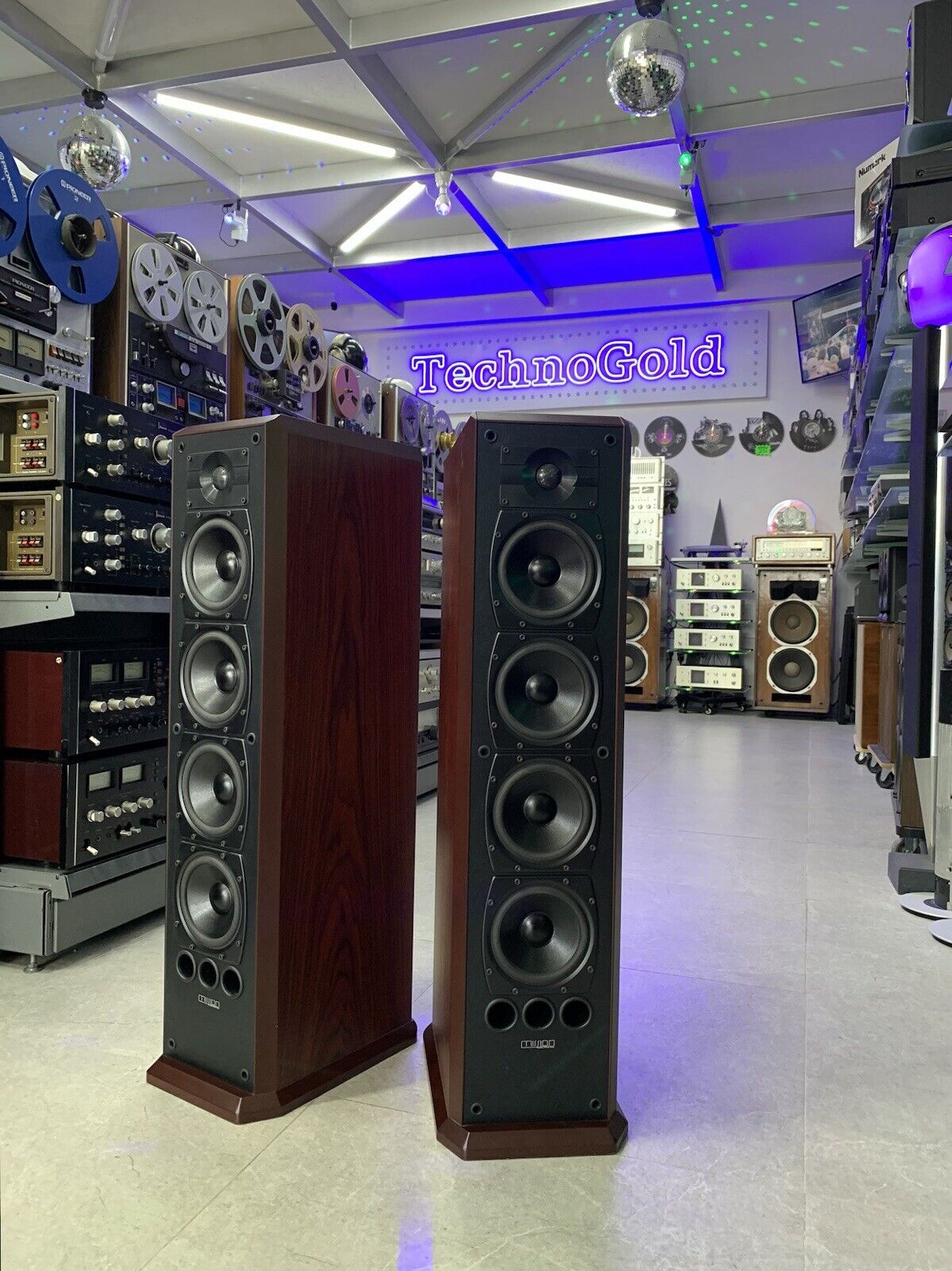 MISSION 753 Speakers 2Way Sealed 5 Drivers 150 Watts RMS High End WORK Good Look