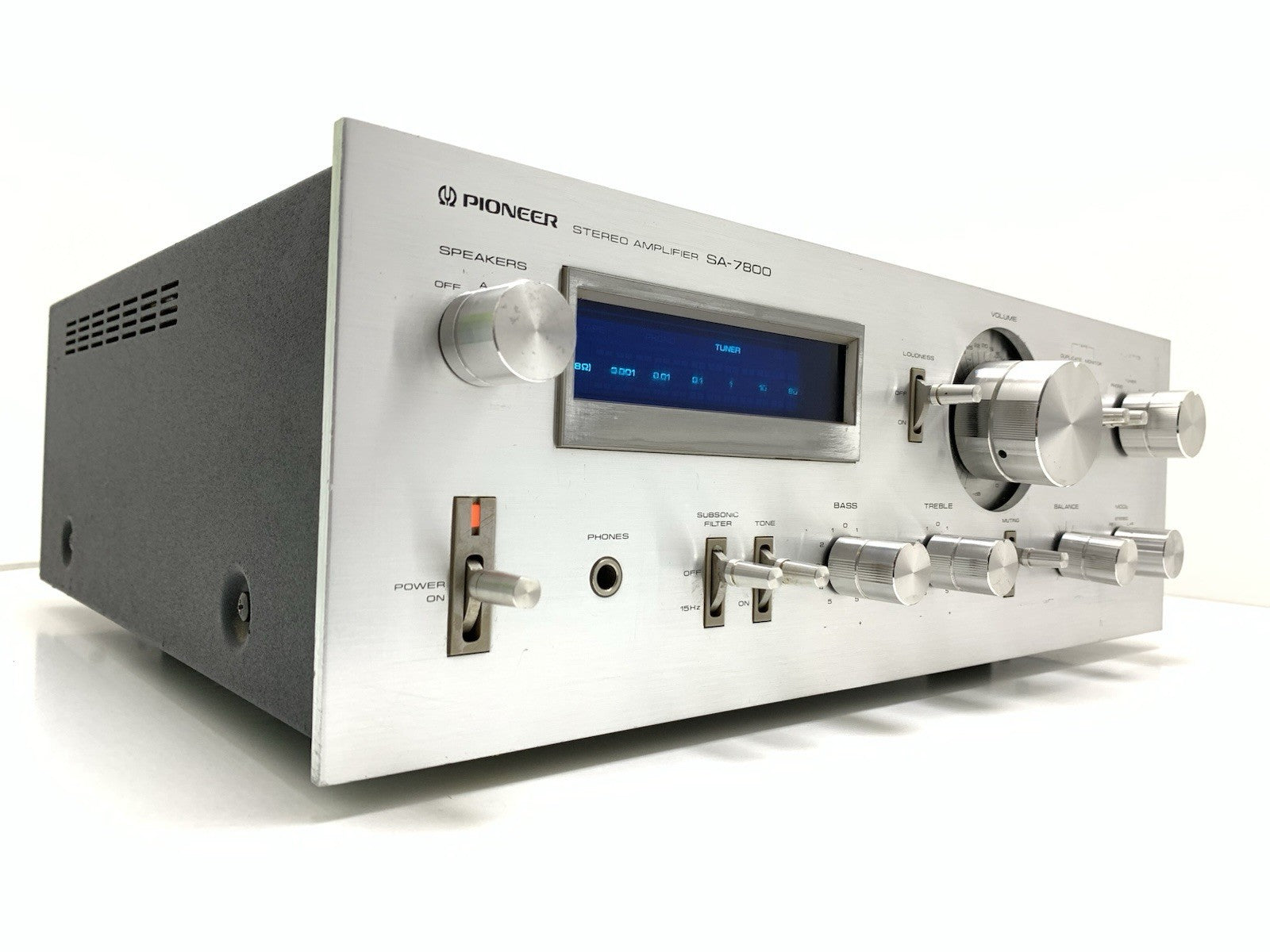 PIONEER SA-7800 Stereo Amplifier 65+65W RMS Vintage 1979 Blue LINE Work GoodLook
