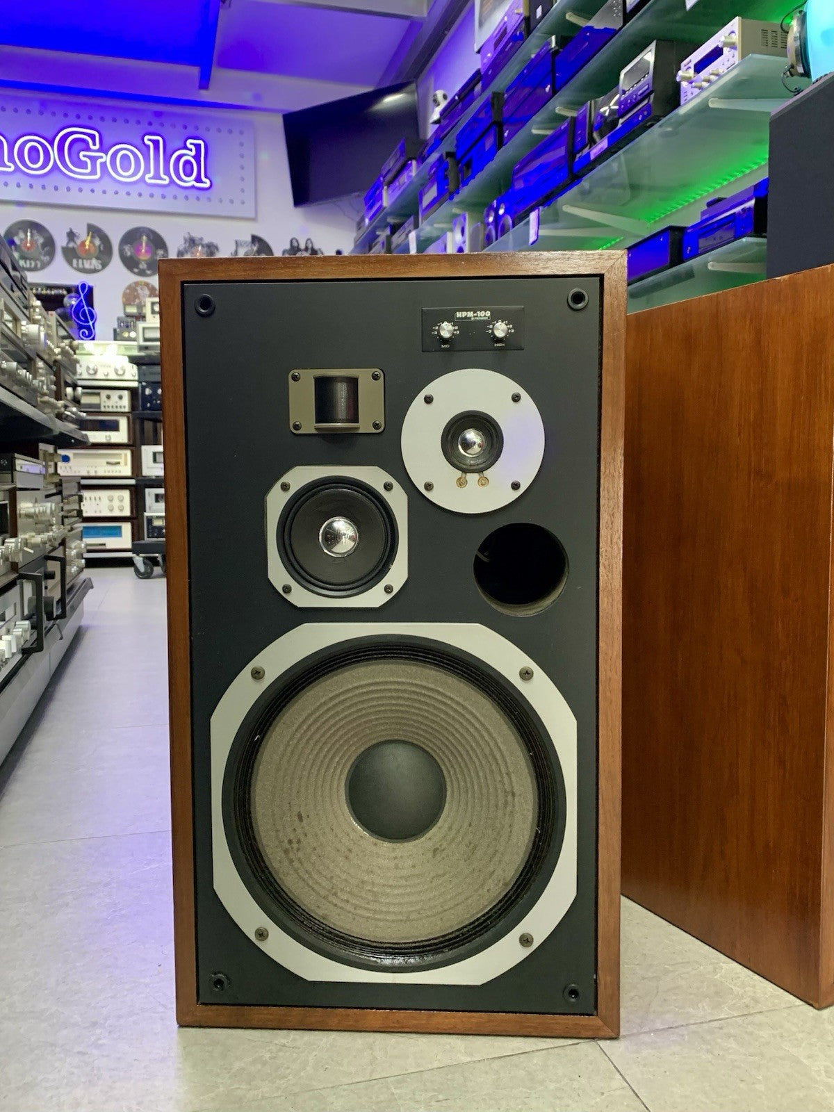 PIONEER HPM 100 Original 4Way SPEAKERS 100 Watts RMS Vintage 1976 WORK GOOD LOOK