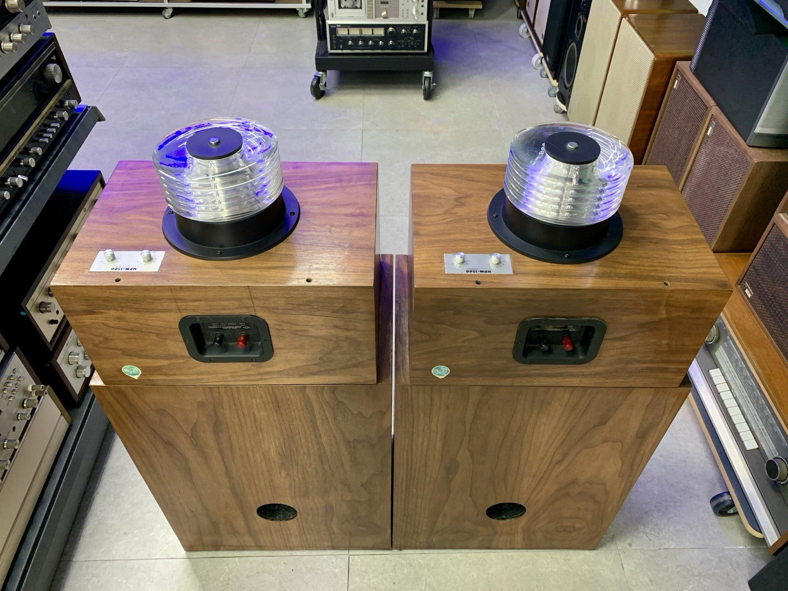 PIONEER HPM 1500 High End SPEAKERS 4 Way 125 Watts RMS Vintage  WORK GOOD LOOK