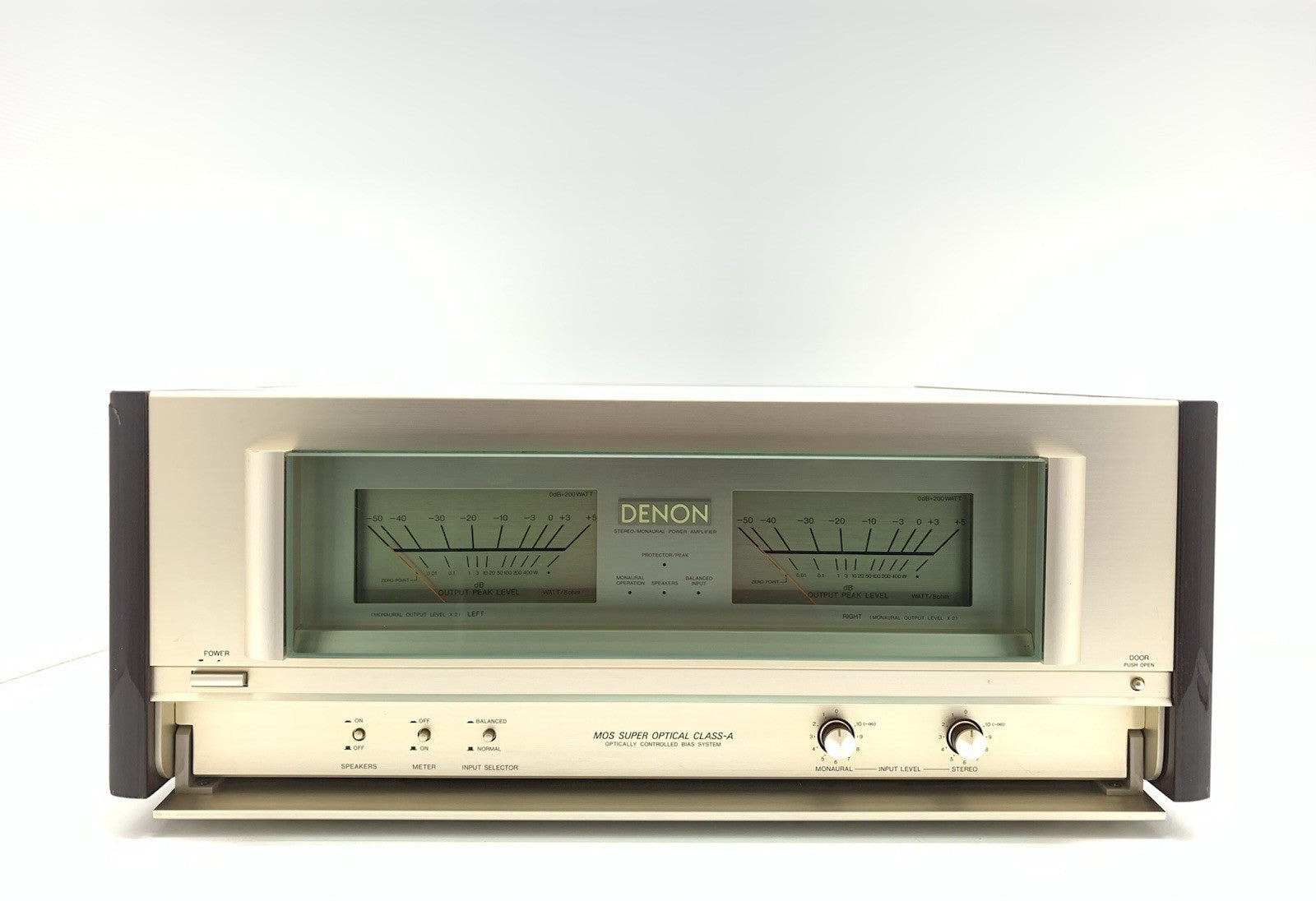 DENON POA 3000RG Stereo Power Amplifier 250+250 WRMS Vintage 1990 WORK Good Look