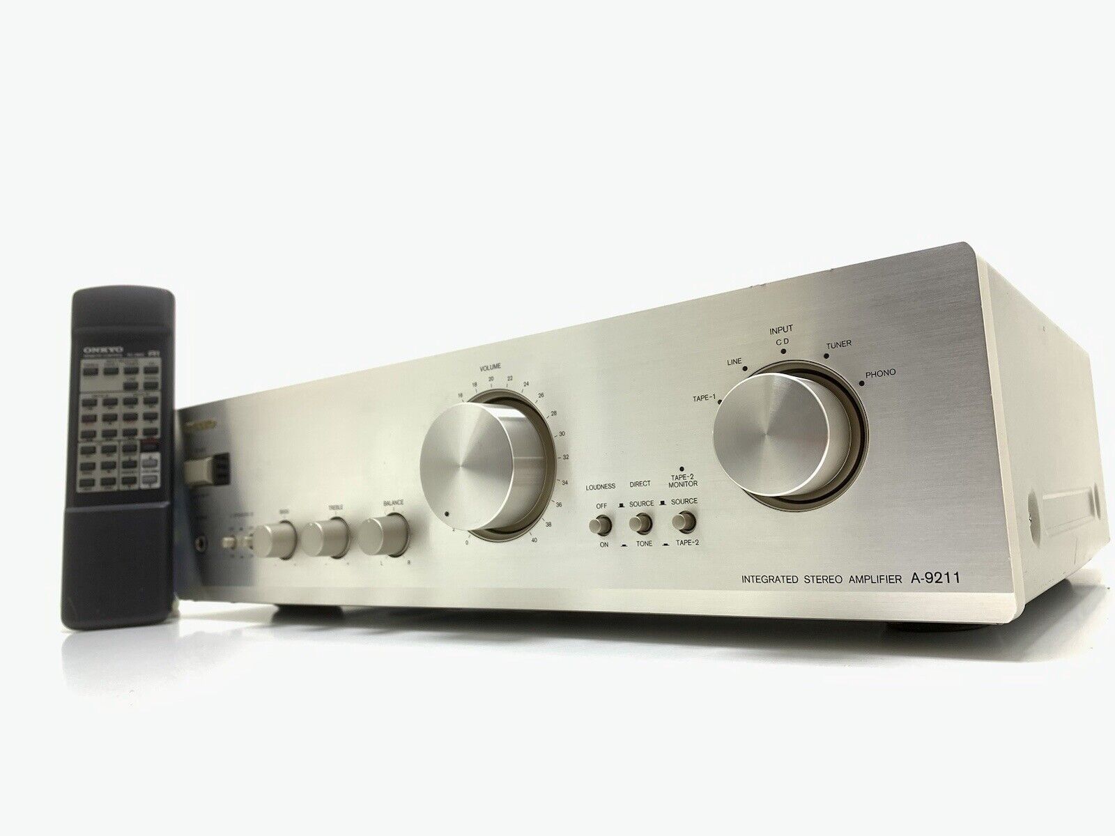 ONKYO A-9211 Integrated Stereo Amplifier 80 W RMS Vintage 1997 Hi Fi Good Look