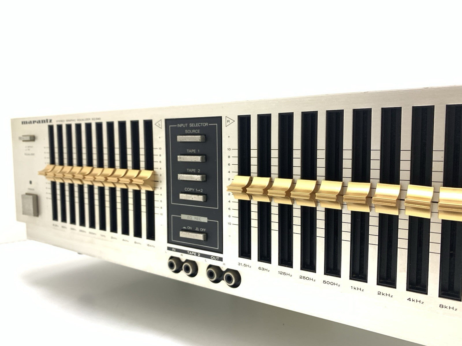 MARANTZ EQ 340 Hi End Gold Stereo Graphic Equalizer Vintage 1983 WORK Good Look
