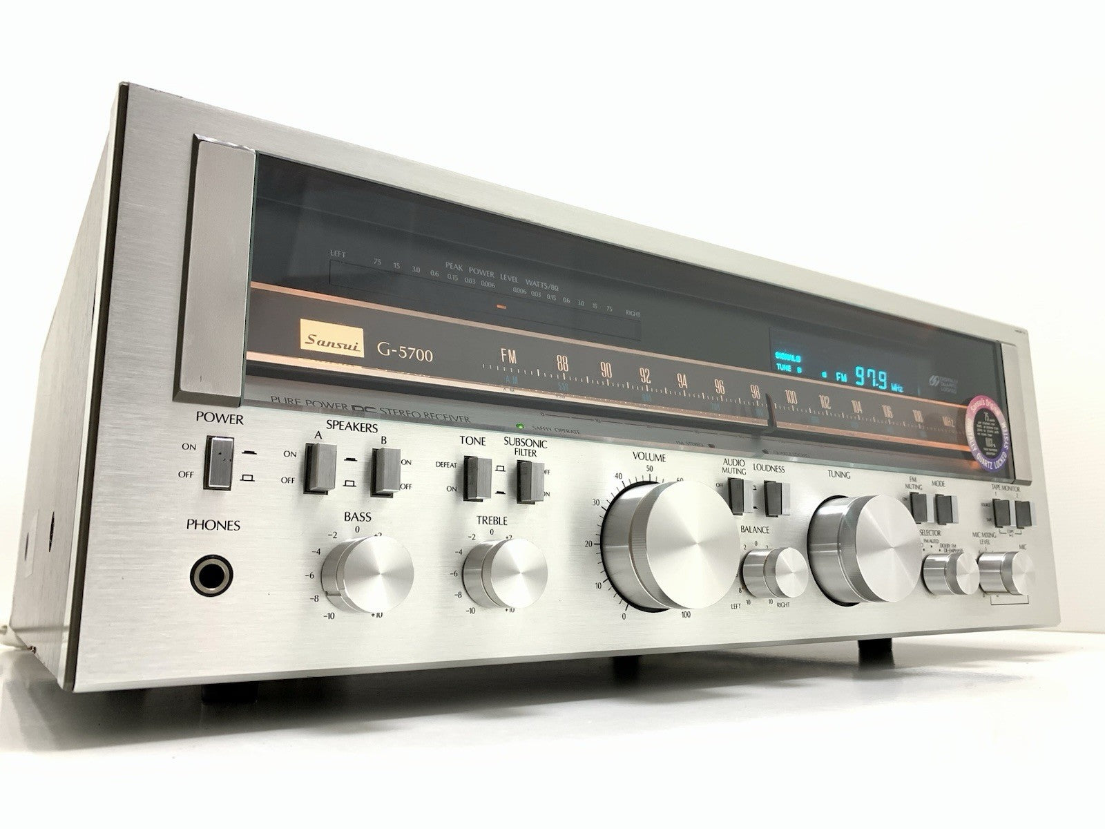 SANSUI G 5700 Stereo HiFi Receiver 75+75 Watts RMS Vintage 1978