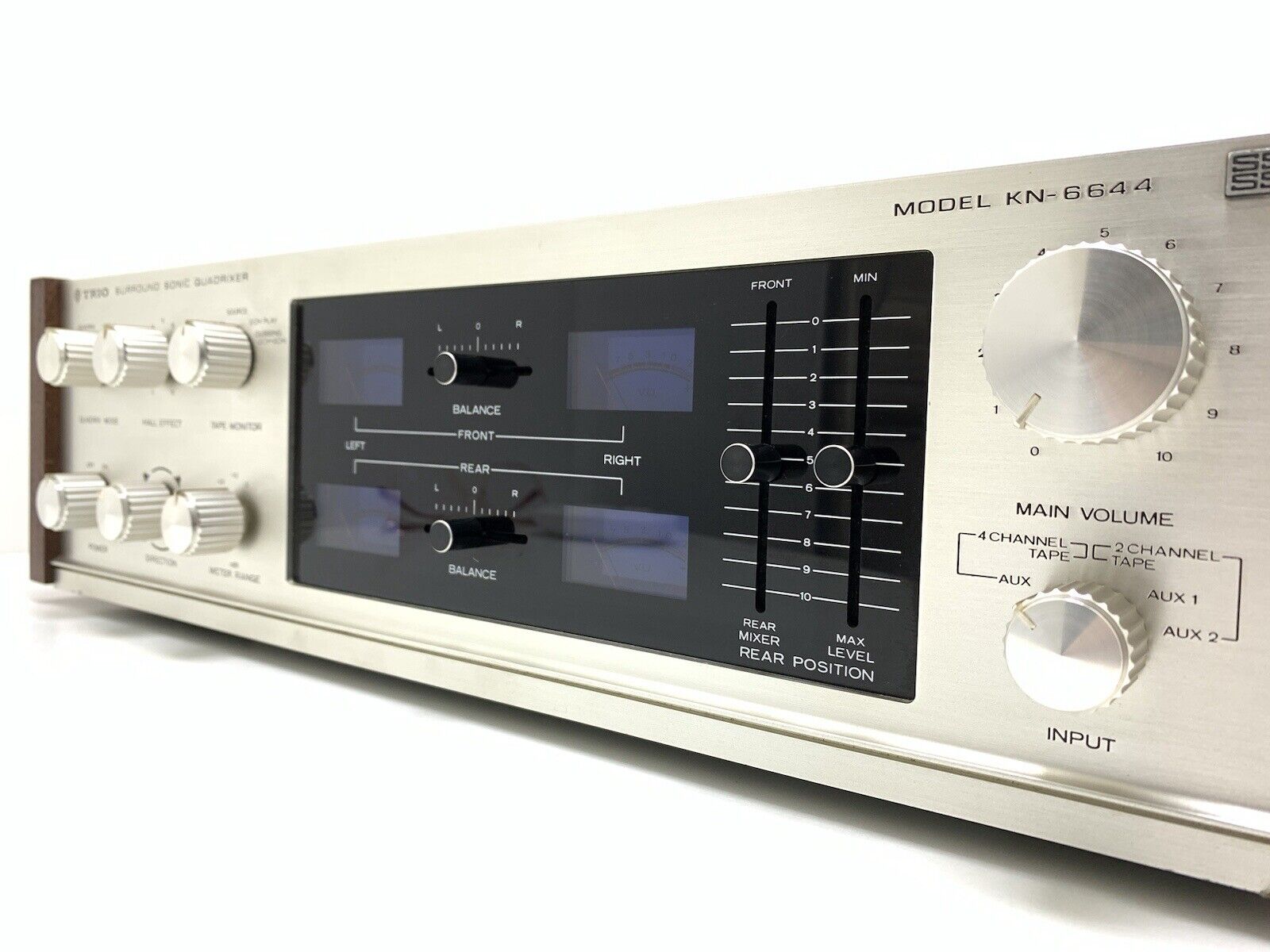 TRIO KENWOOD KN 6644 Quadrixer Pre Amplifier 4 Channel Vintage 1971 WORK GOOD