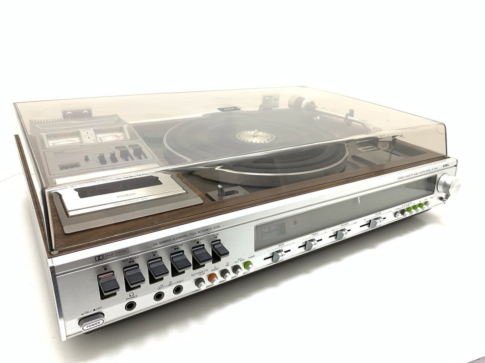 AIWA AF-5050 Turntable Cassette Radio Music Centre Japan Vintage 1977 Hi-Fi Good