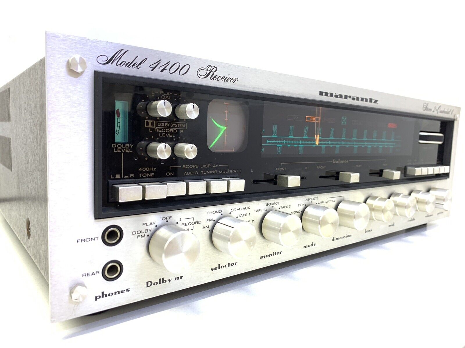 MARANTZ 4400 Stereo Quadradial Receiver 250Watts RMS Vintage 1976 RARE Good Look