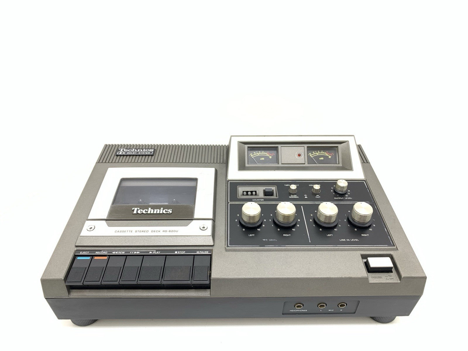 TECHNICS RS 620U Stereo Cassette Tape Deck 2 Head Vintage 1976 Working Good Look