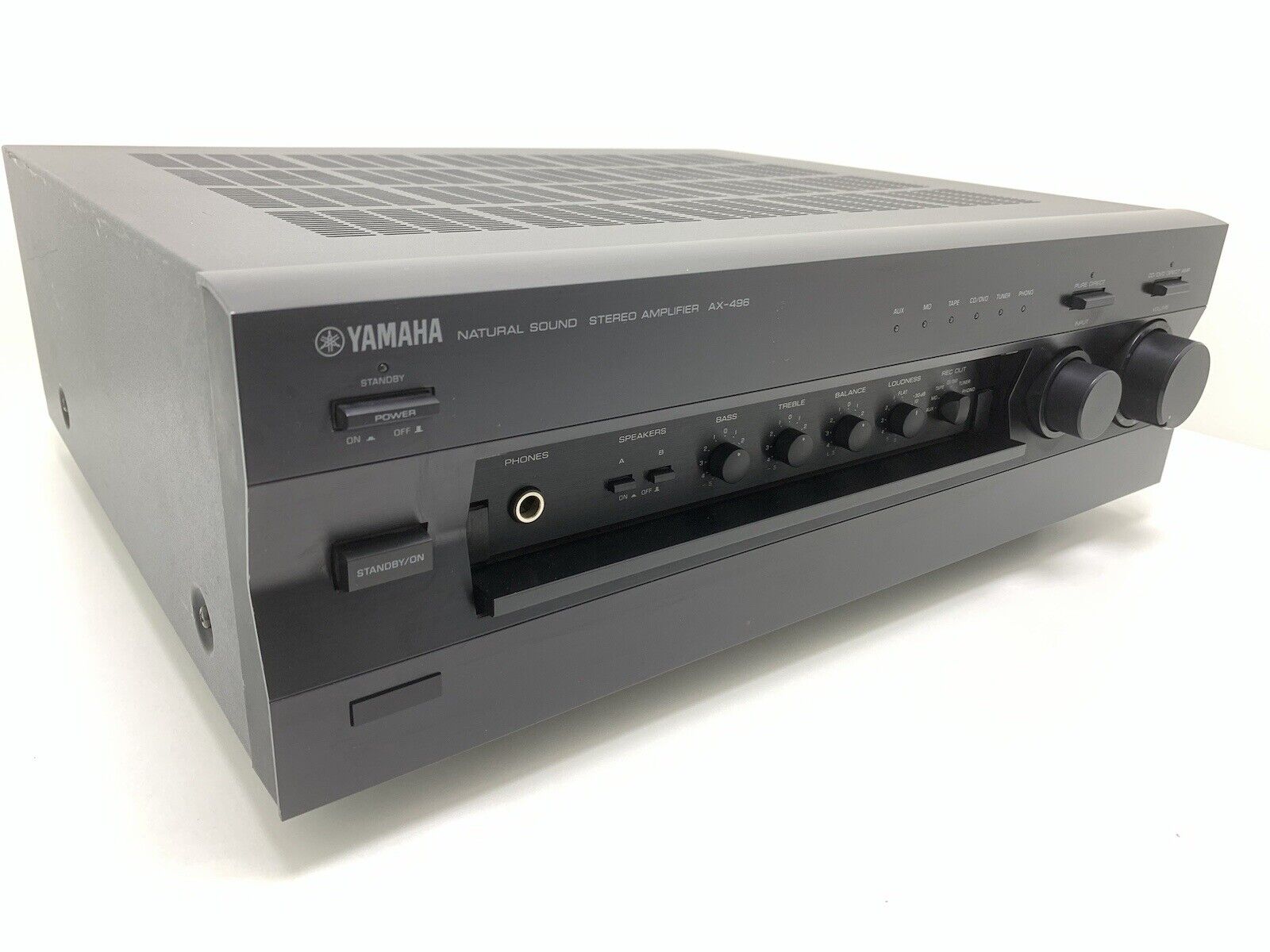 YAMAHA AX-496 Integrated Stereo Amplifier 2X 85 Watts RMS Vintage 2001 Good Look
