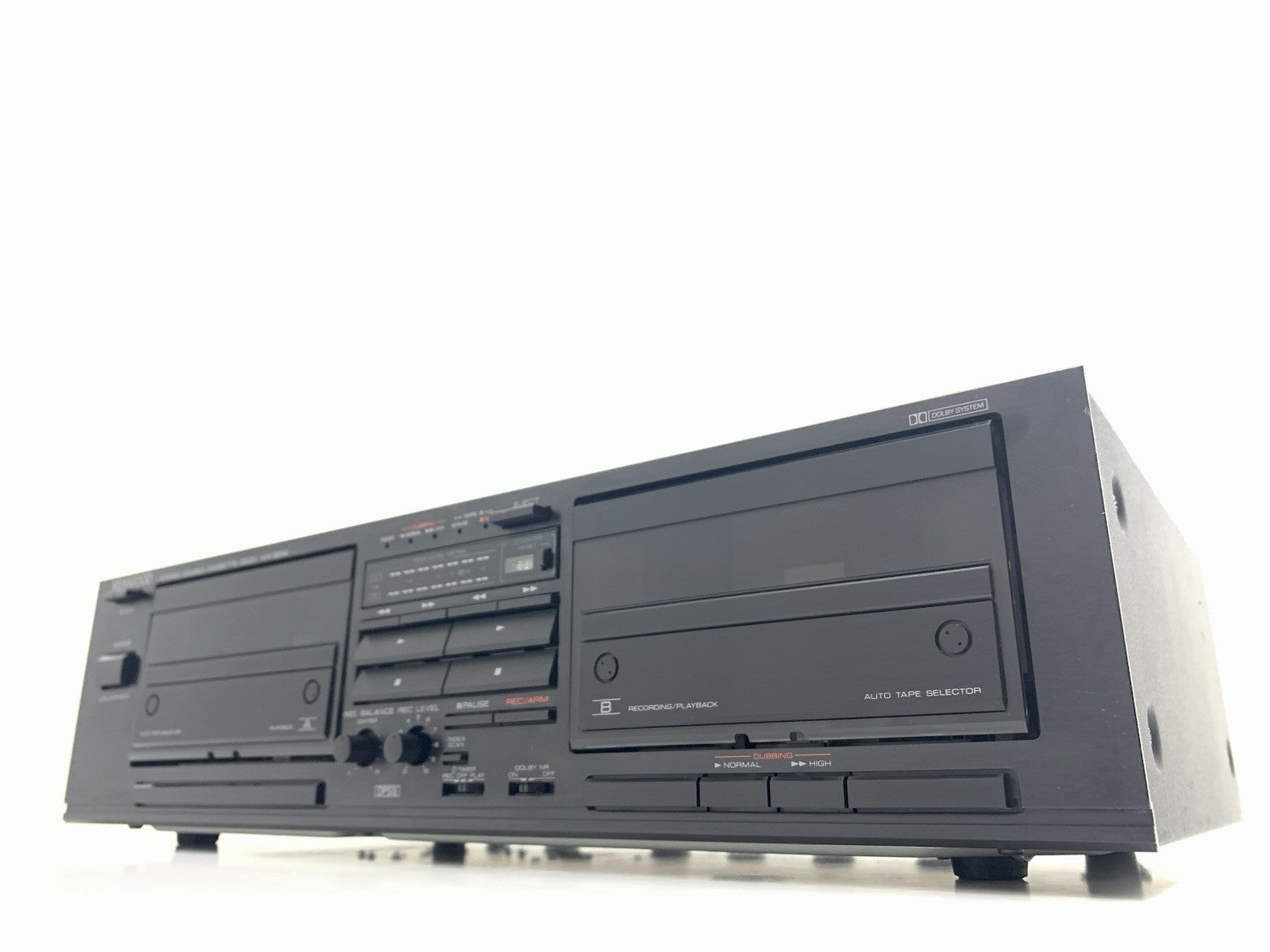 Kenwood KX 68W Stereo HiFi Double Cassette Tape Deck Vintage 1988 WORK Good Look