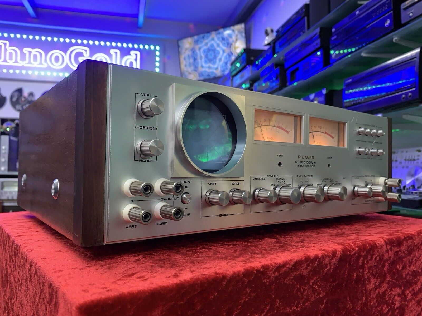 PIONEER SD-1100 Stereo Display Audio Scope VERY RARE Vintage 1972 WORK Good Look