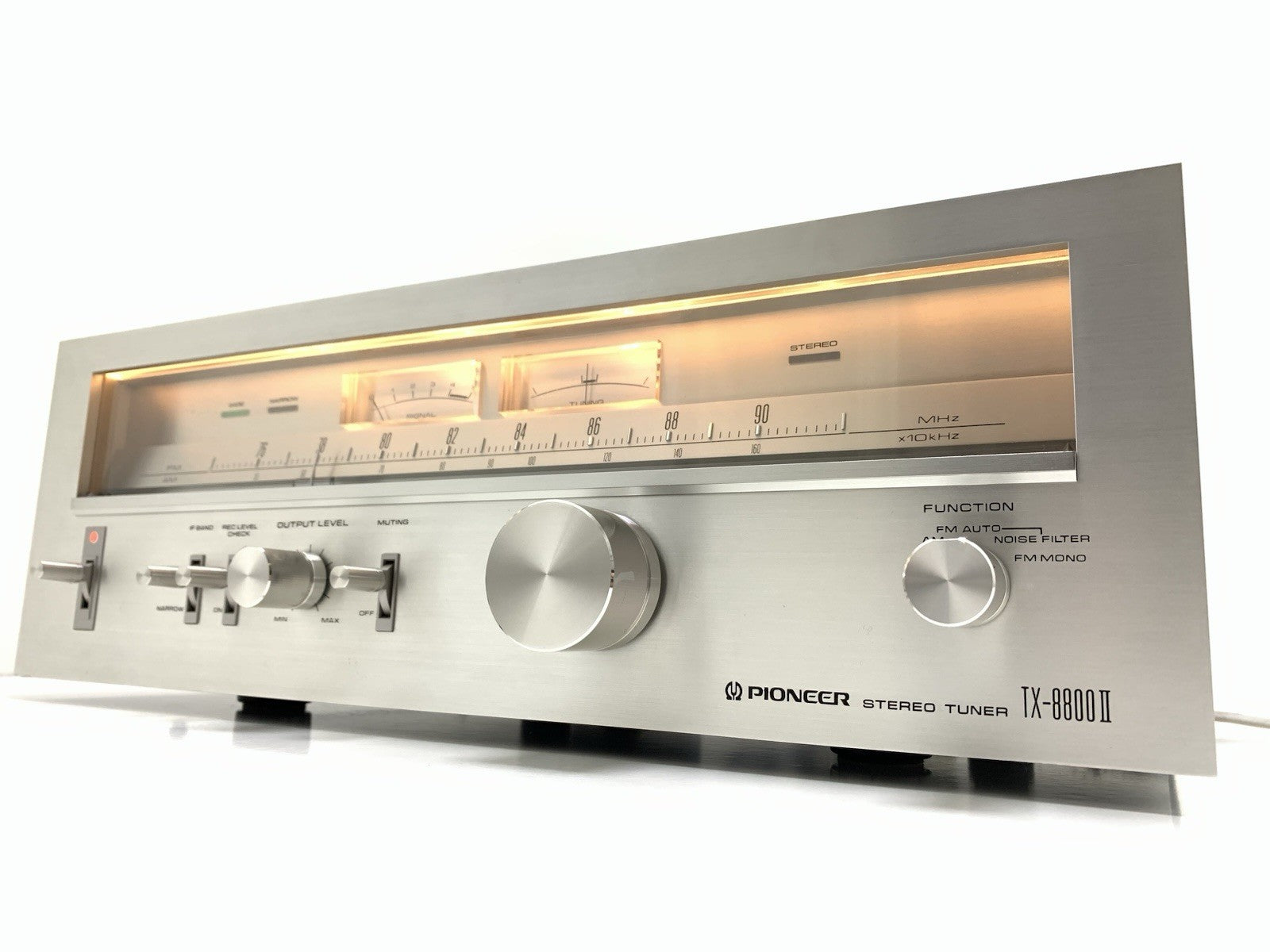 PIONEER TX 8800 II AM/FM Stereo Analogue Tuner Vintage 1979 WORK Good Look