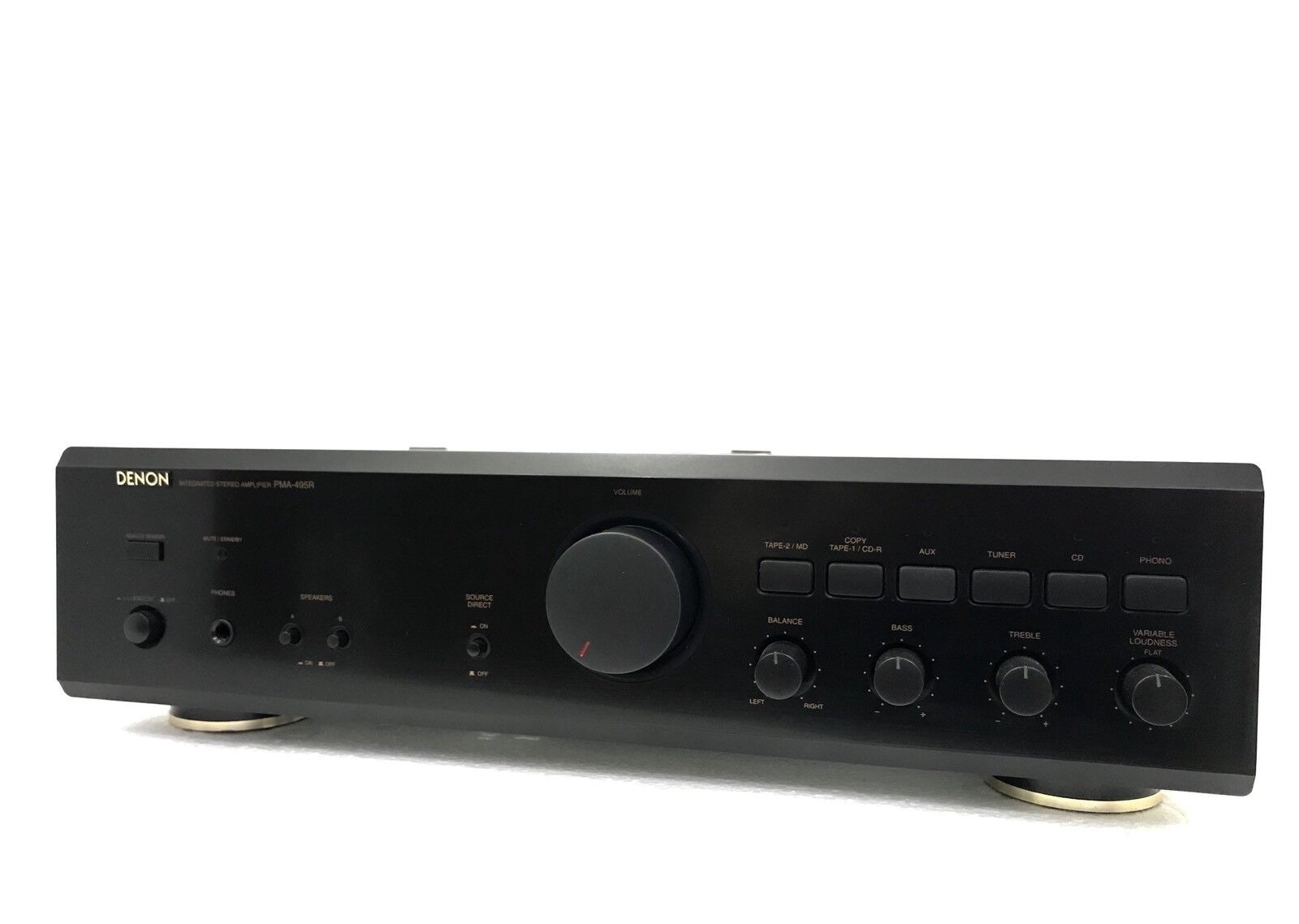 DENON Stereo Integrated Amplifier PMA-495R Vintage 2003, 90 Watts RMS Good Look