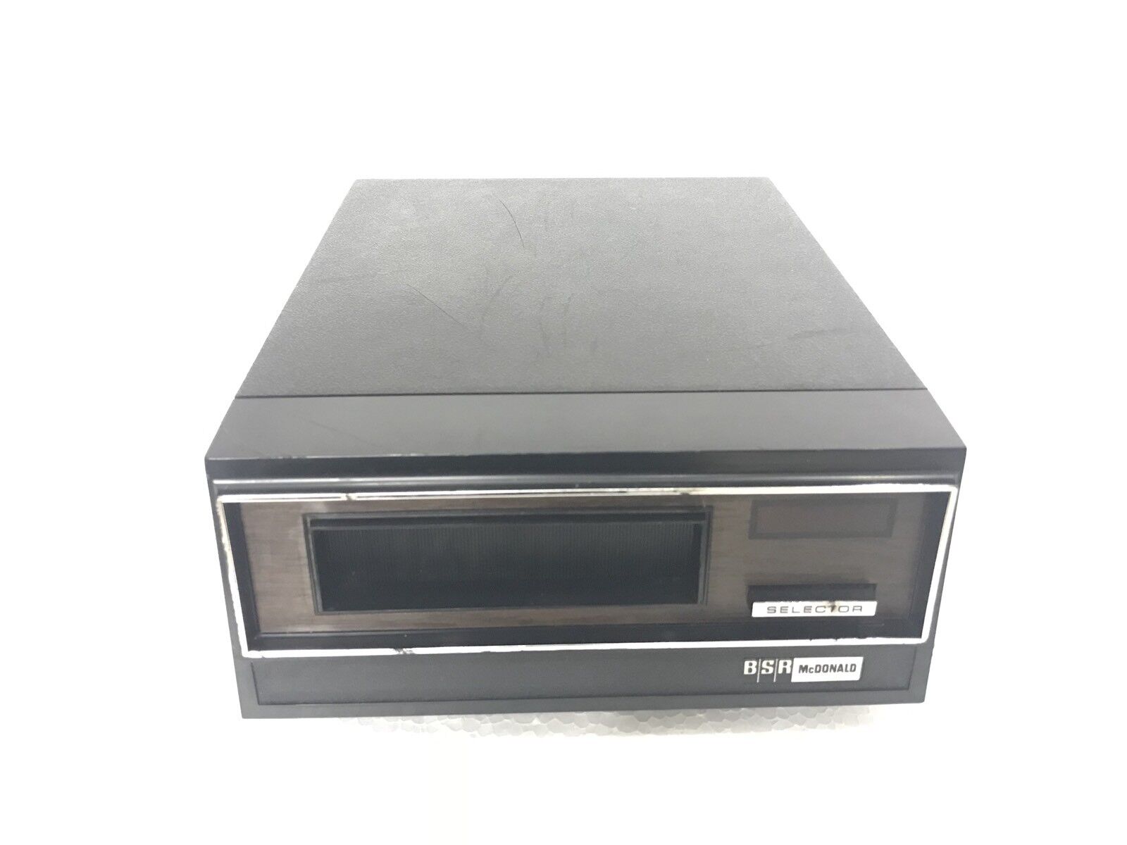 BSR McDONALD TD 8S Stereo 8-Track Playback Deck Vintage Working 220 V Good Look