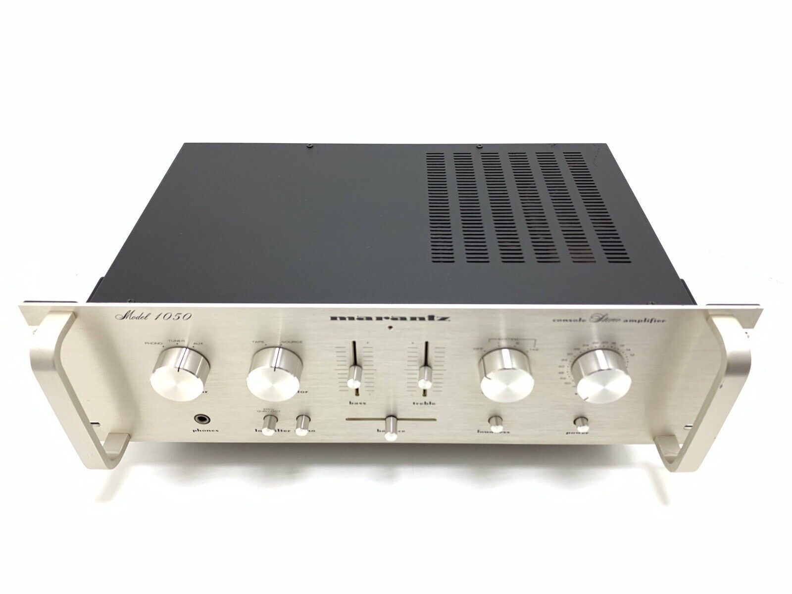 MARANTZ 1050 Rack Stereo Integrated Amplifier 50 RMS Vintage 1978 WORK Good Look