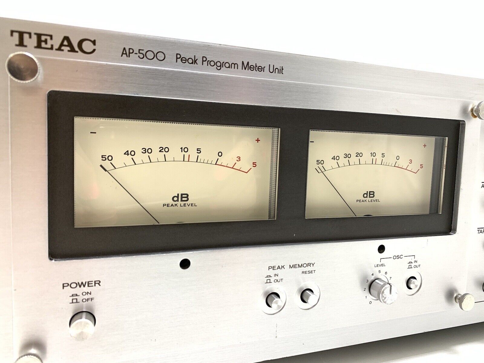 TEAC AP-500 Very RARE Peak Program Meter Unit Vintage 1977 Hi End WORK Good Look
