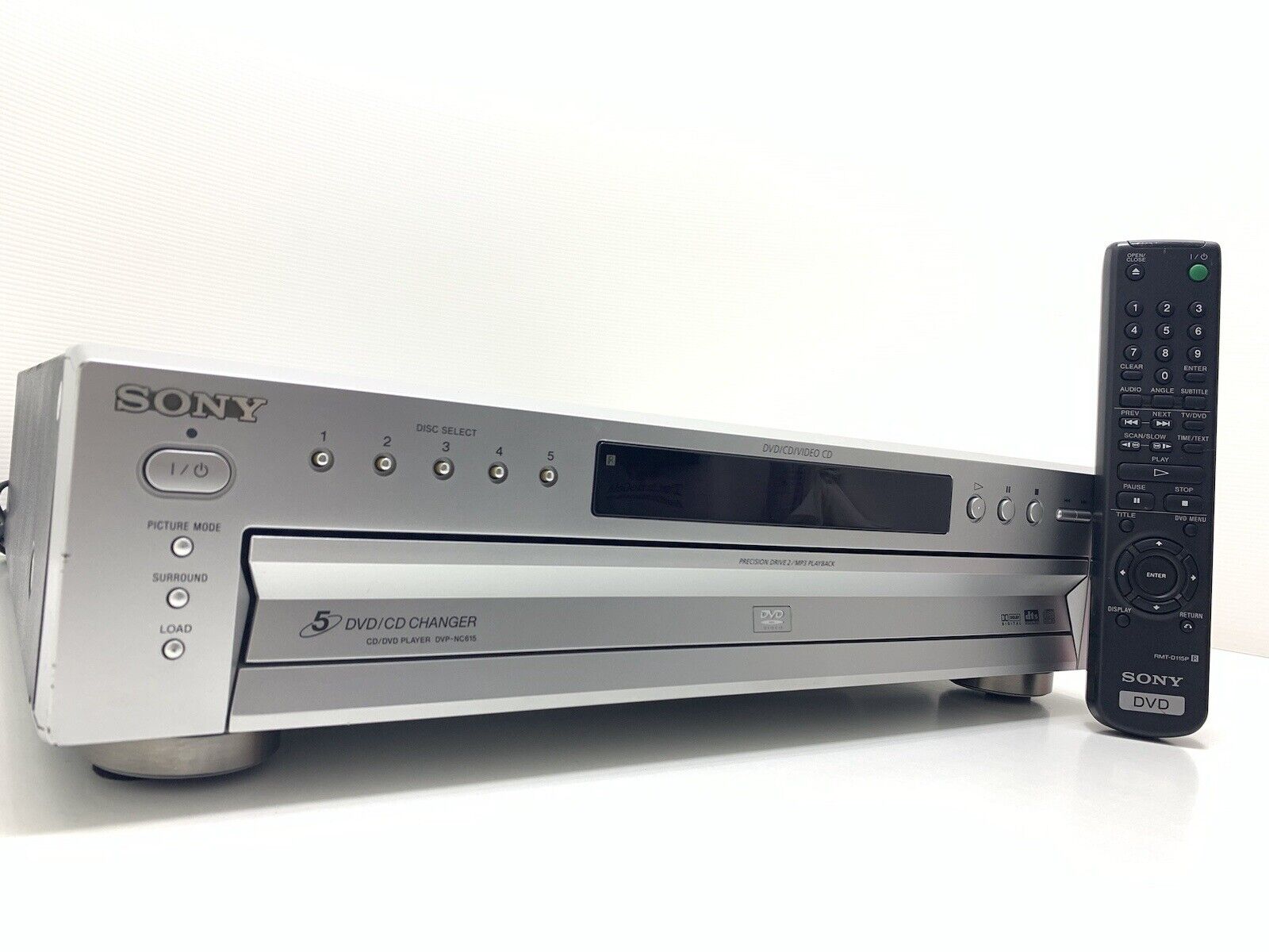 SONY DVP-NC615 DVD CD Carousel Compact Disc + Remote Vintage 2002 WORK Good Look