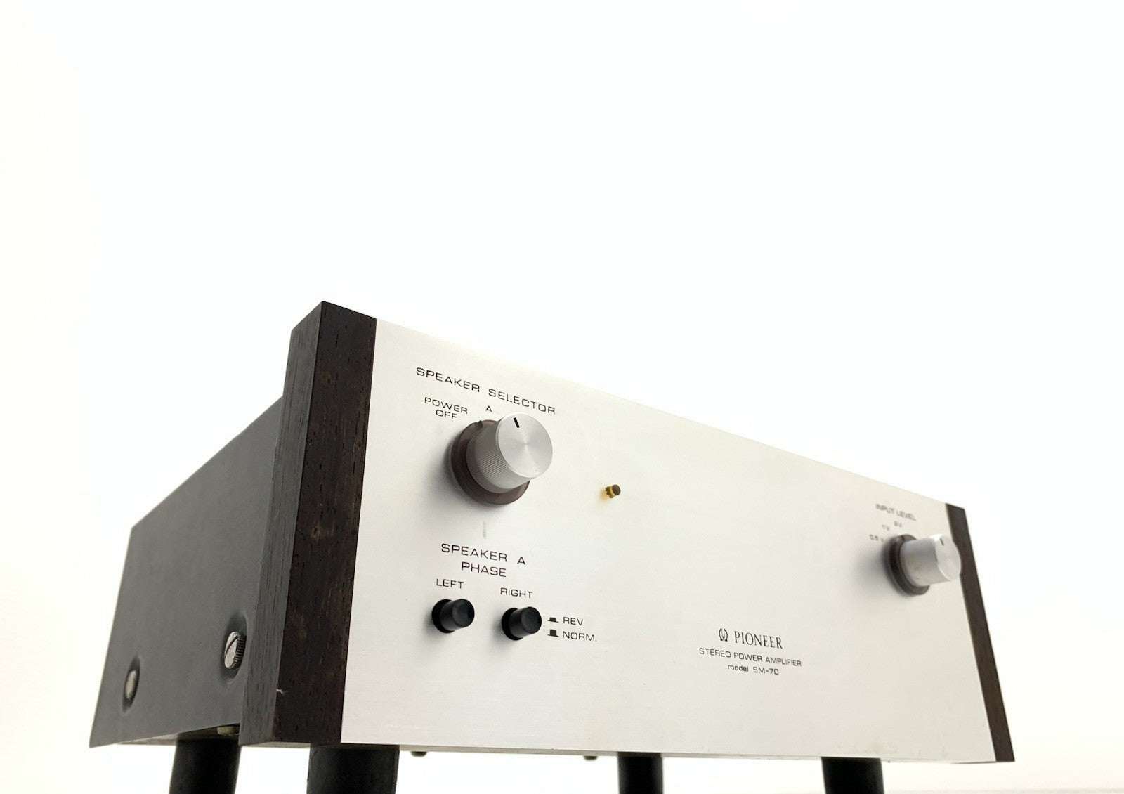 PIONEER SM-70 SM700 Stereo Power Amplifier 20+20W RMS Vintage 1969 WORK GoodLook