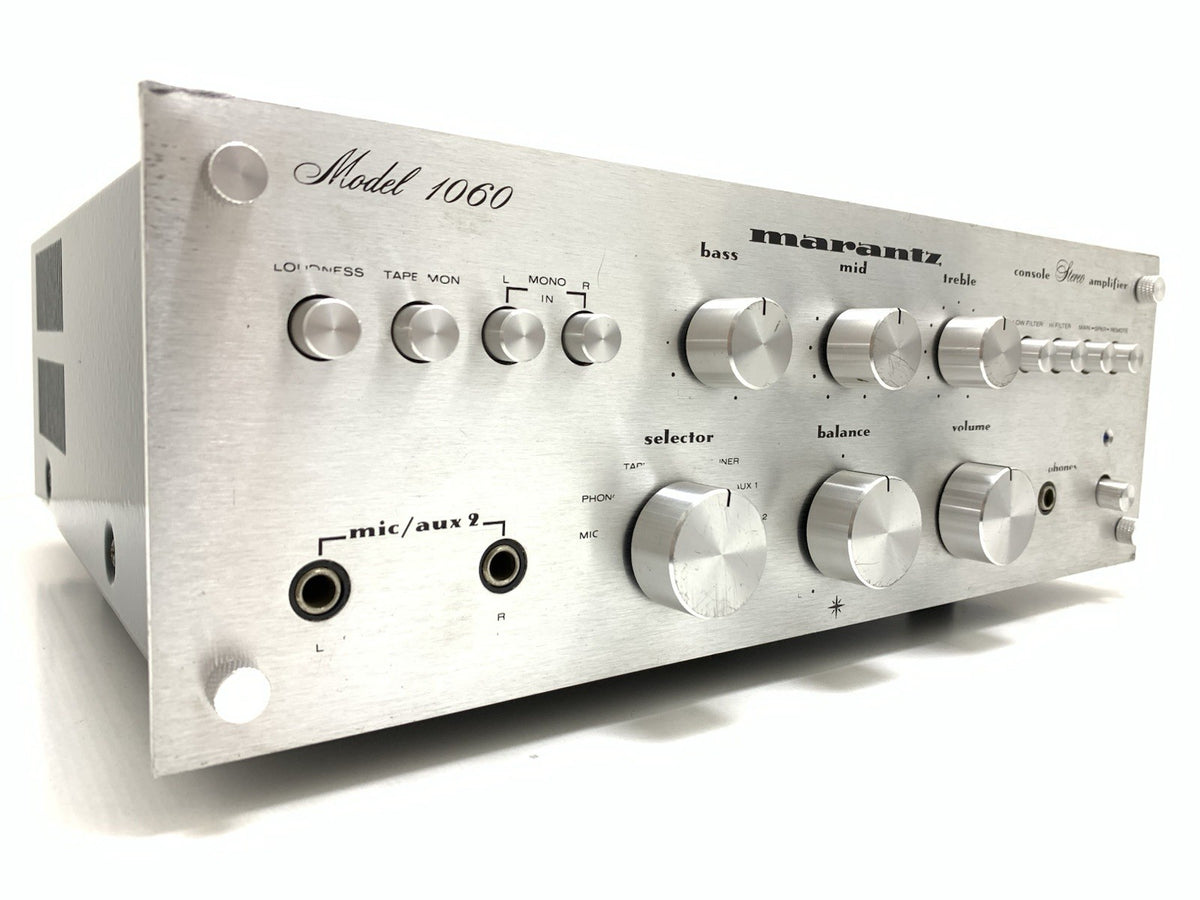 MARANTZ 1060 Stereo Integrated Amplifier 30+30 W RMS Vintage 1971 WORK Good Look