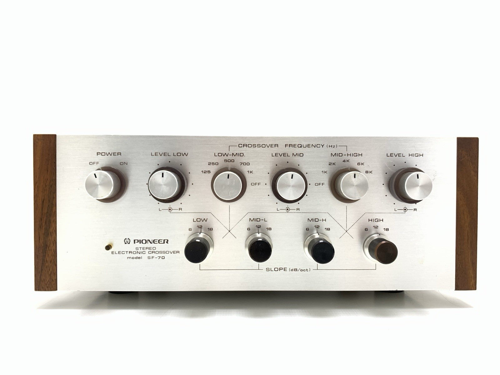 PIONEER SF 70 SF 700 ELECTRONIC CROSSOVER 3/2 Way Vintage 1969 WORK Good Look