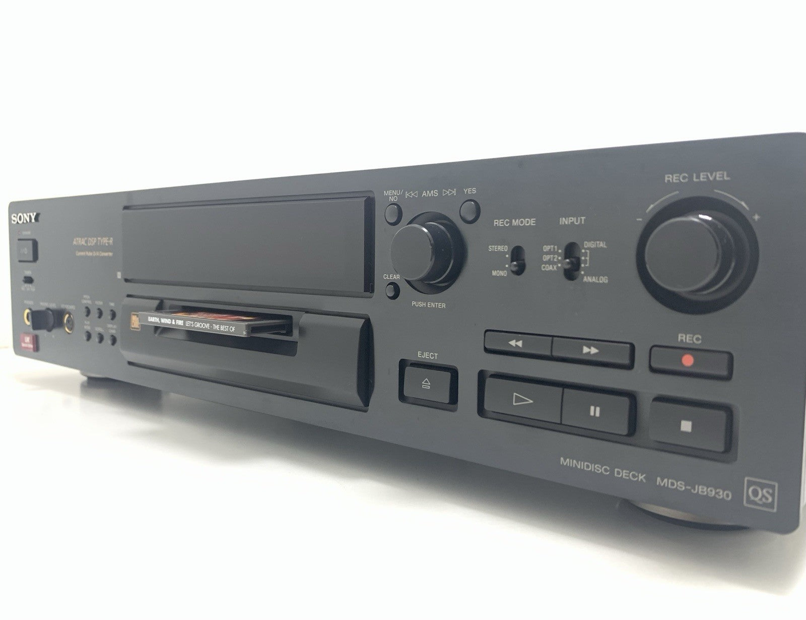 SONY MDS JB930 QS MiniDisc Recorder Player High End Vintage 1999