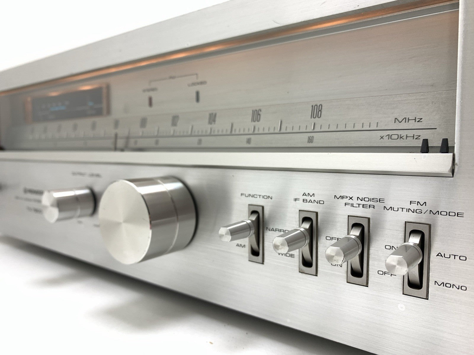 PIONEER TX 7800 AM/FM Stereo Analogue Tuner BlueLine Vintage 1979 WORK Good Look