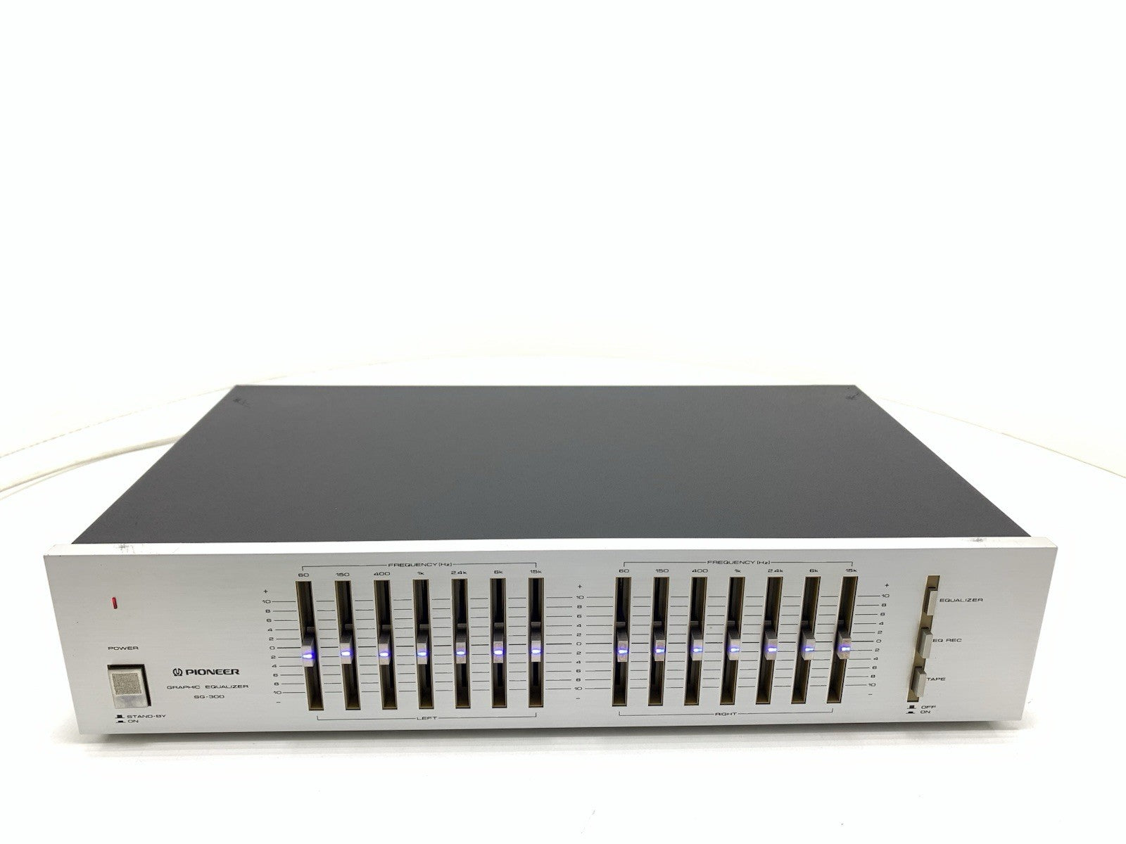 PIONEER SG 300 Graphic Equalizer BLUE LINE Vintage 1983 Hi End Working Good Look