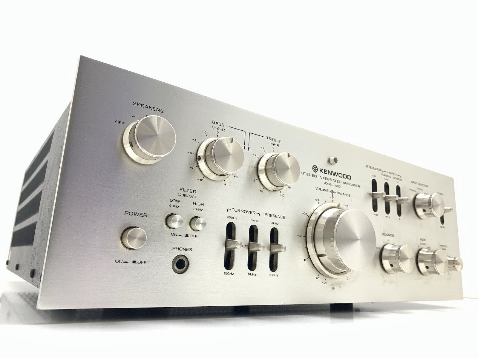 KENWOOD Model 500 SUPREME Integrated Amplifier 2X 100WRMS Vintage 1975 Good Look
