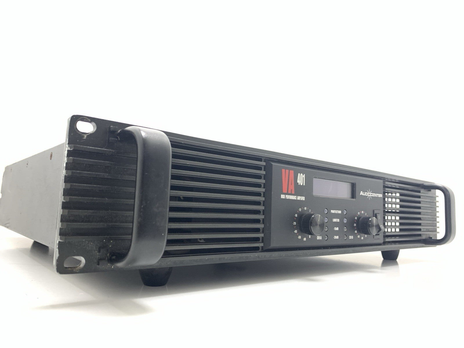 AUDIOCENTER VA-401 Pro Power Amplifier 2x400 Watts RMS 2U Class AB LCD GOOD LOOK