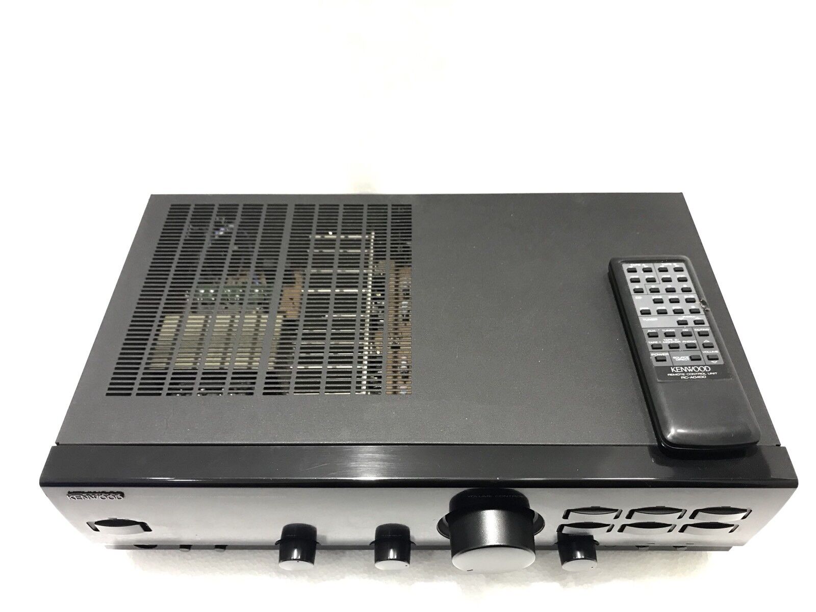KENWOOD KA-2060R Stereo Amplifier 100 Watts RMS Remote Vintage 1994 Good Look