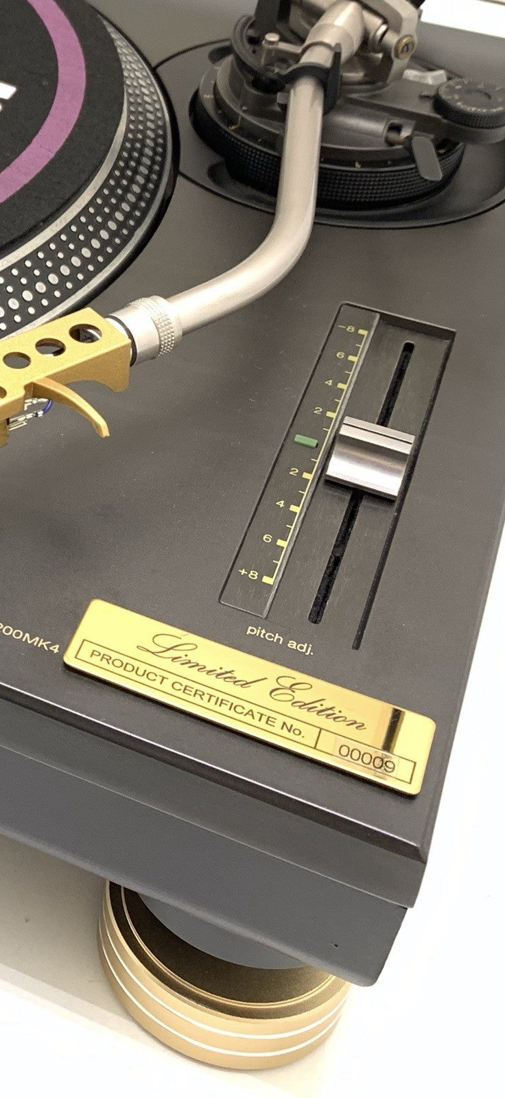 TECHNICS SL 1200 MK4 LIMITED EDITION N. 9 Direct Drive Exclusive Turntable WORK