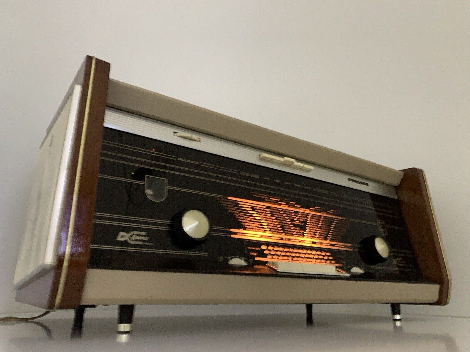 Radio PHILIPS B6X94A Eindhoven tubes FM Vaccum Tube Vintage 1959 WORK Good Look