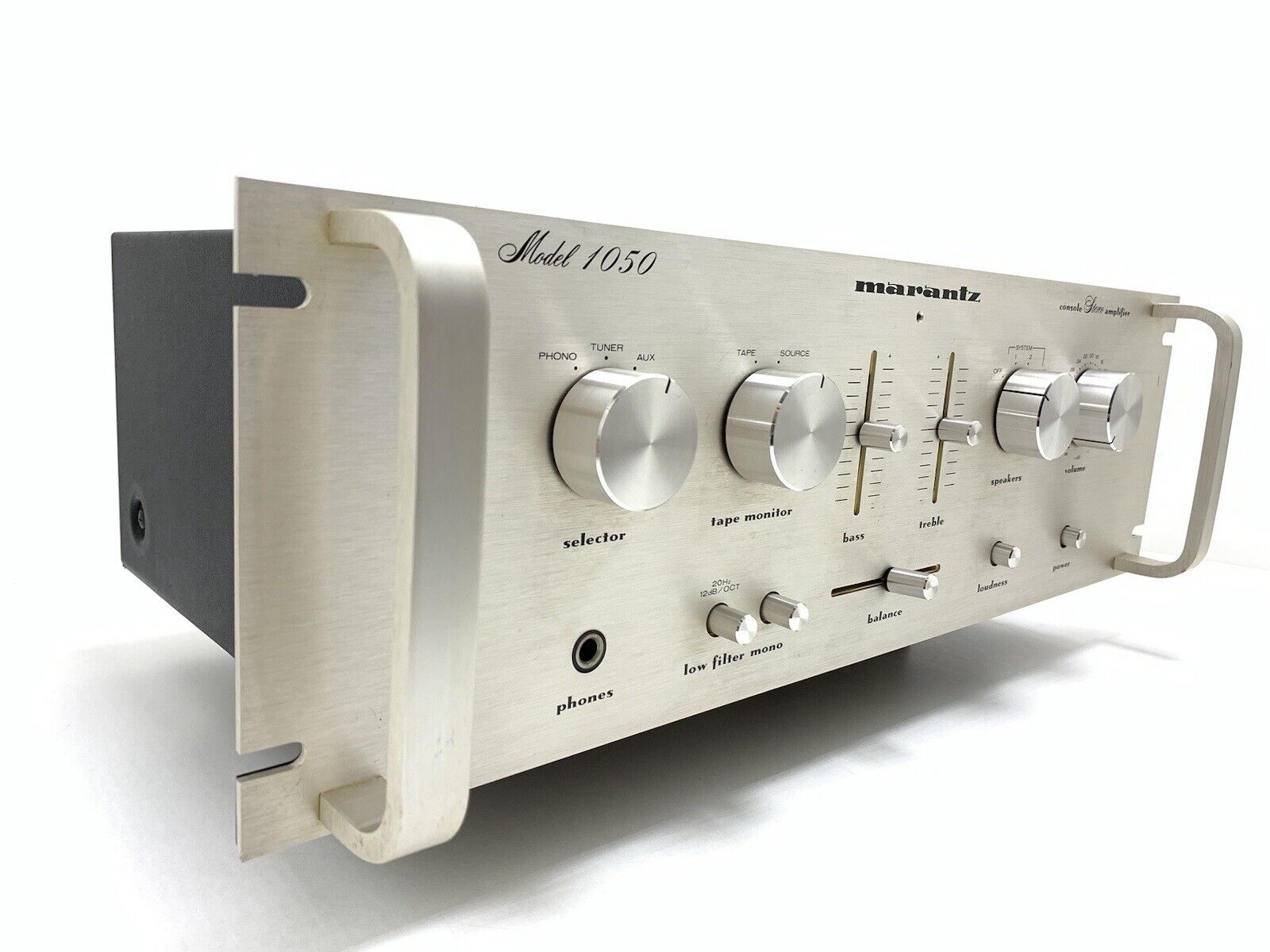 MARANTZ 1050 Rack Stereo Integrated Amplifier 50 RMS Vintage 1978 WORK Good Look