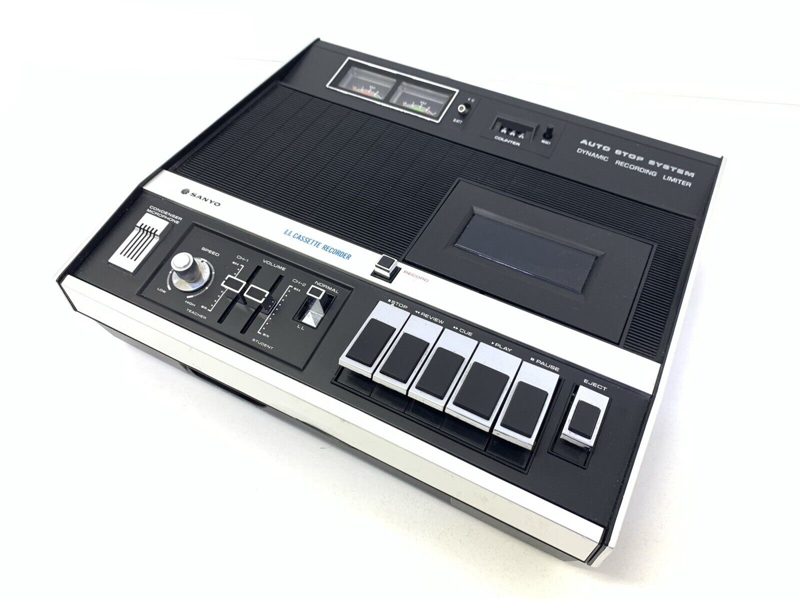 SANYO LL Cassette Recorder Player M2508Z Professional Record Vintage Tape Deck