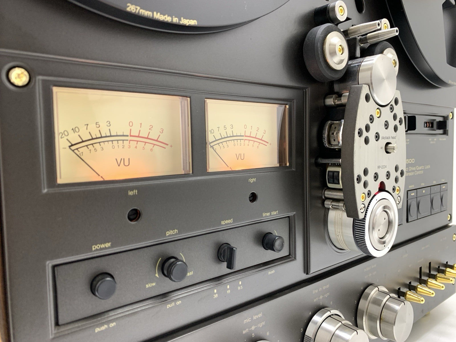 TECHNICS RS 1500U Limited Edition 24K Gold Rosewood Reel to Reel Exclusive TAPE