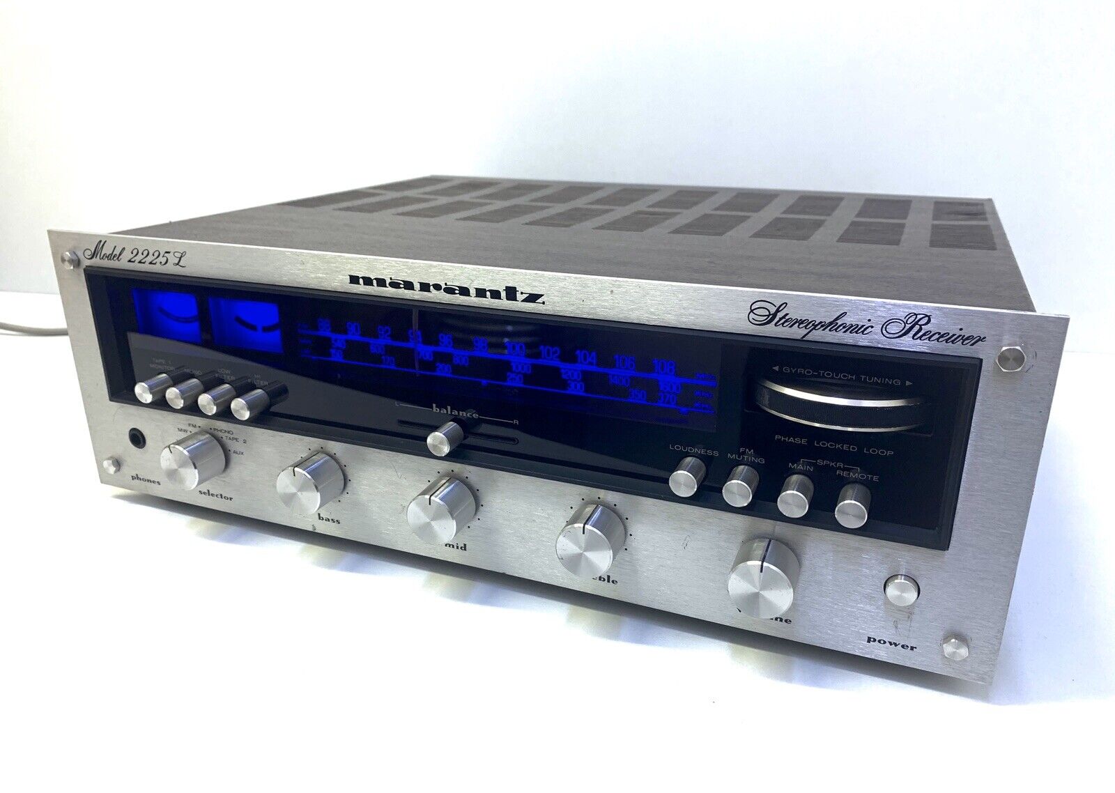 MARANTZ 2225L Stereo Receiver 50Watts RMS Vintage 1976 RARE REFURBISHED GoodLook