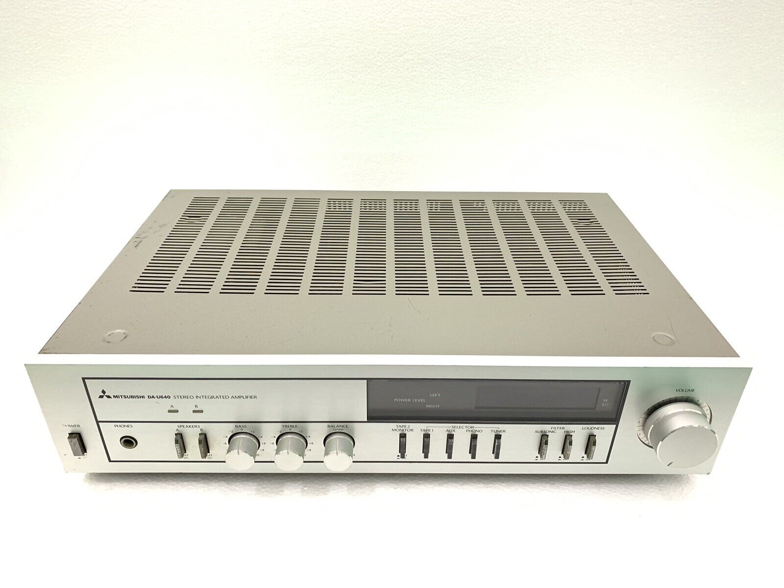 Mitsubishi DA-U640 Stereo Integrated Amplifier 100 Watts RMS Refurbished Perfect