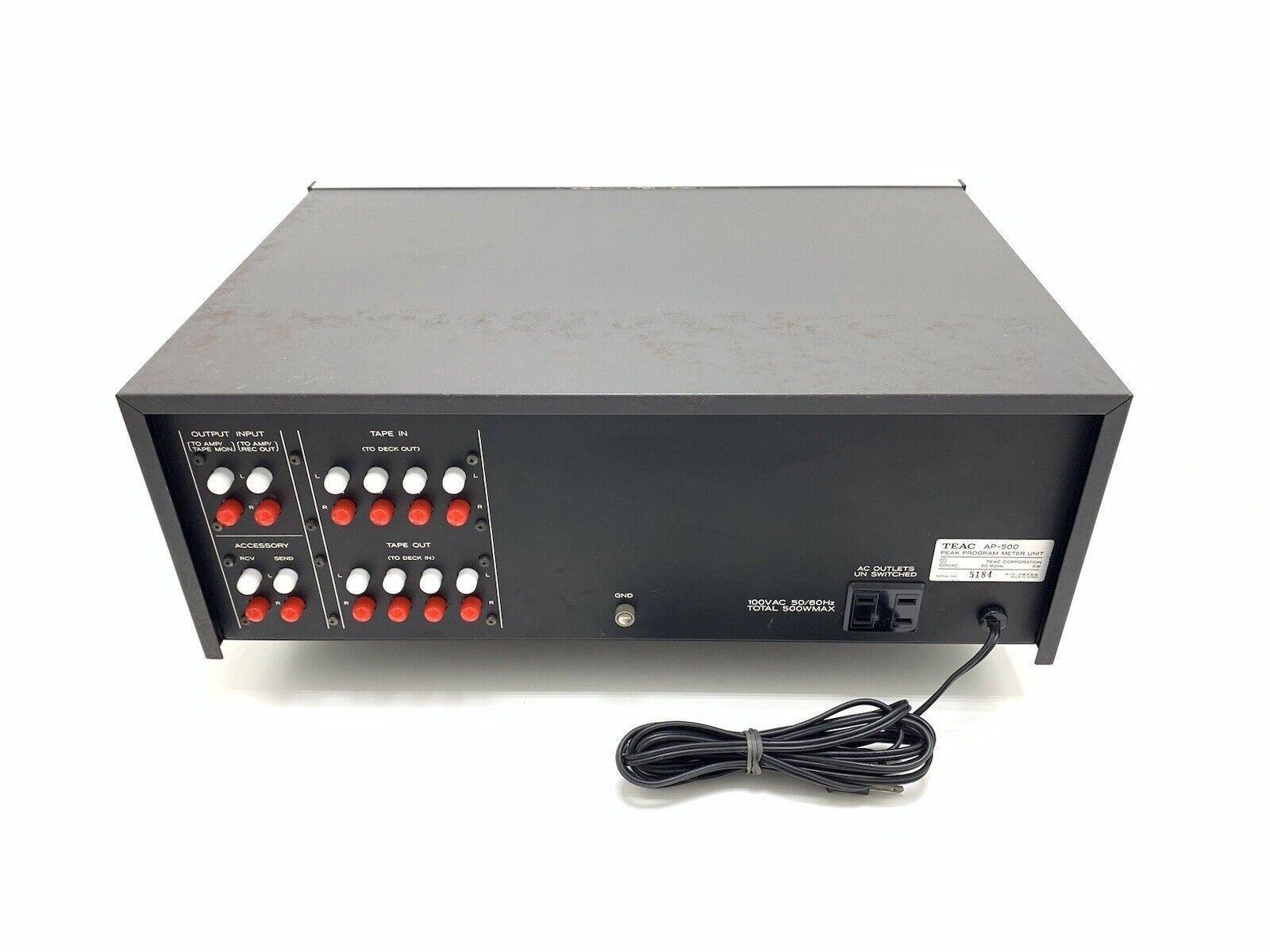 TEAC AP-500 Very RARE Peak Program Meter Unit Vintage 1977 Manual WORK Like New