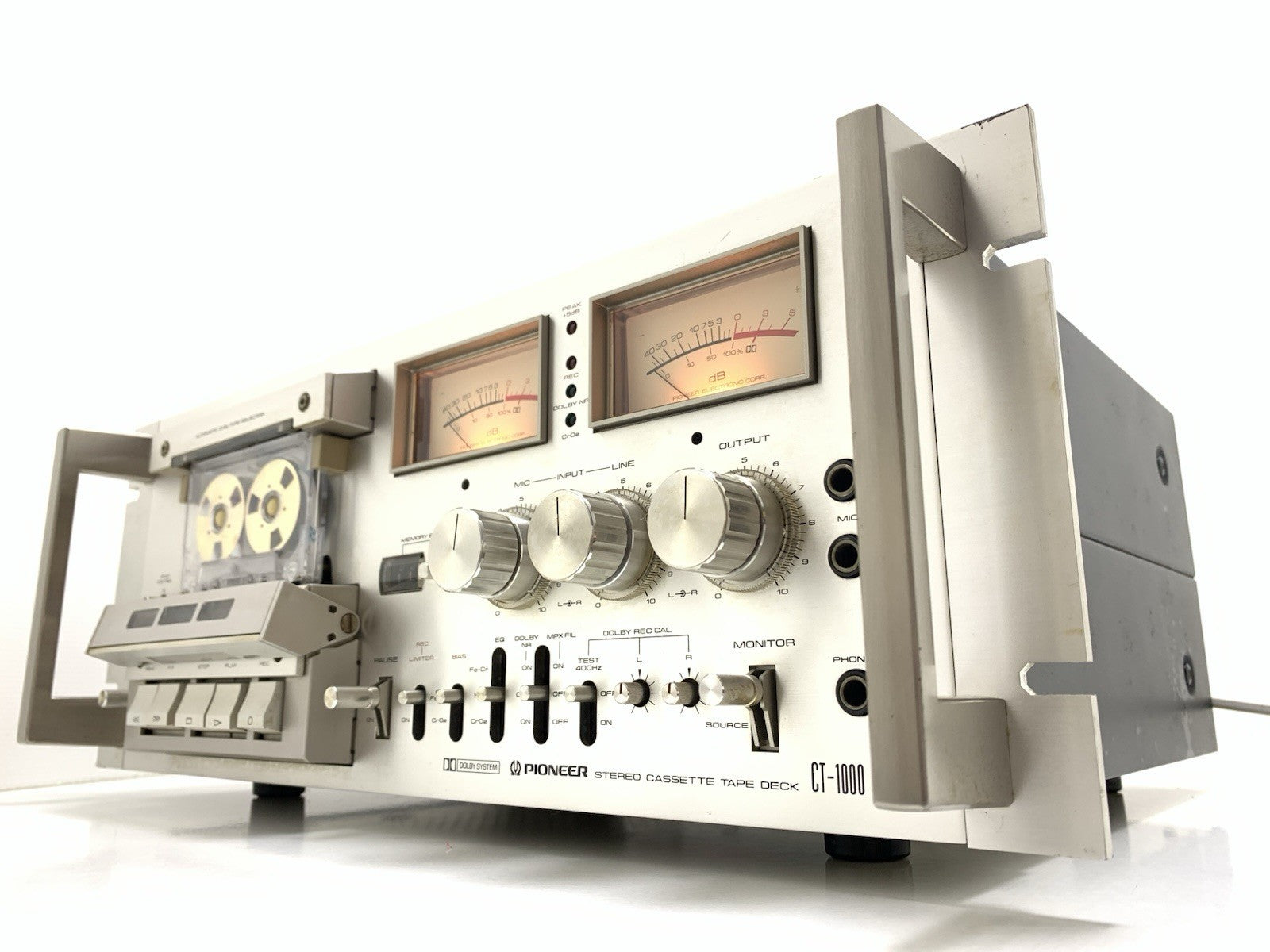 PIONEER CT 1000 CT-F1000 RACK 3 Head Stereo Tape Deck Vintage WORK Good Look