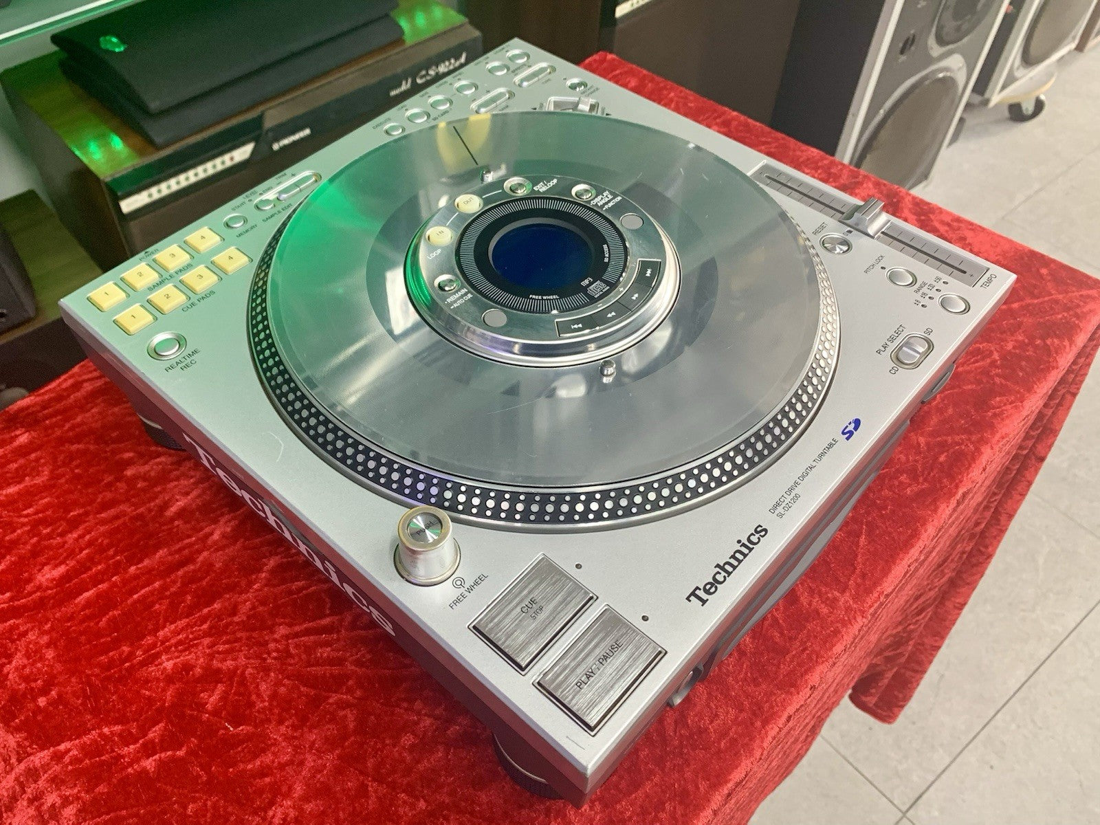 TECHNICS SL DZ1200 CDJ Stereo Compact Disc Player Vintage 2004 Working Good Look