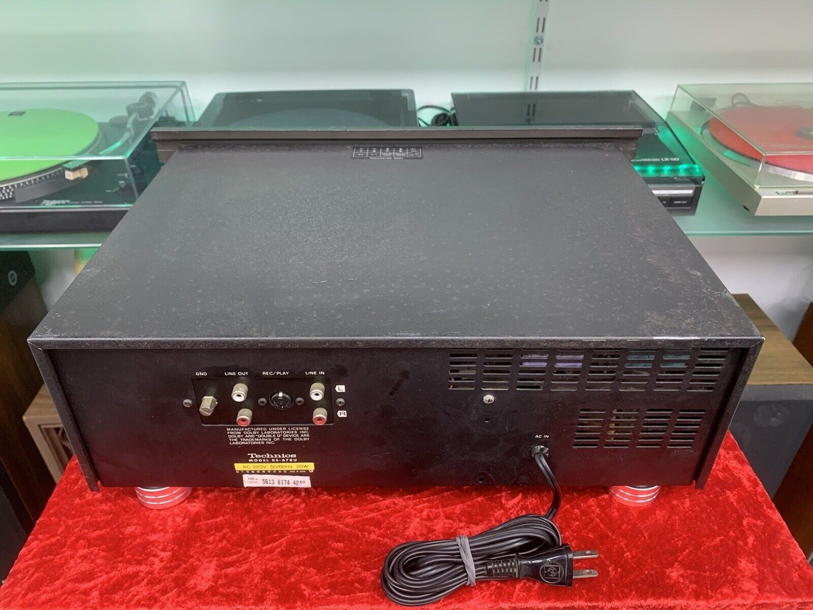 TECHNICS RS-678U Rare Stereo Cassette Deck 2 Motors Vintage 1977 WORK Good Look