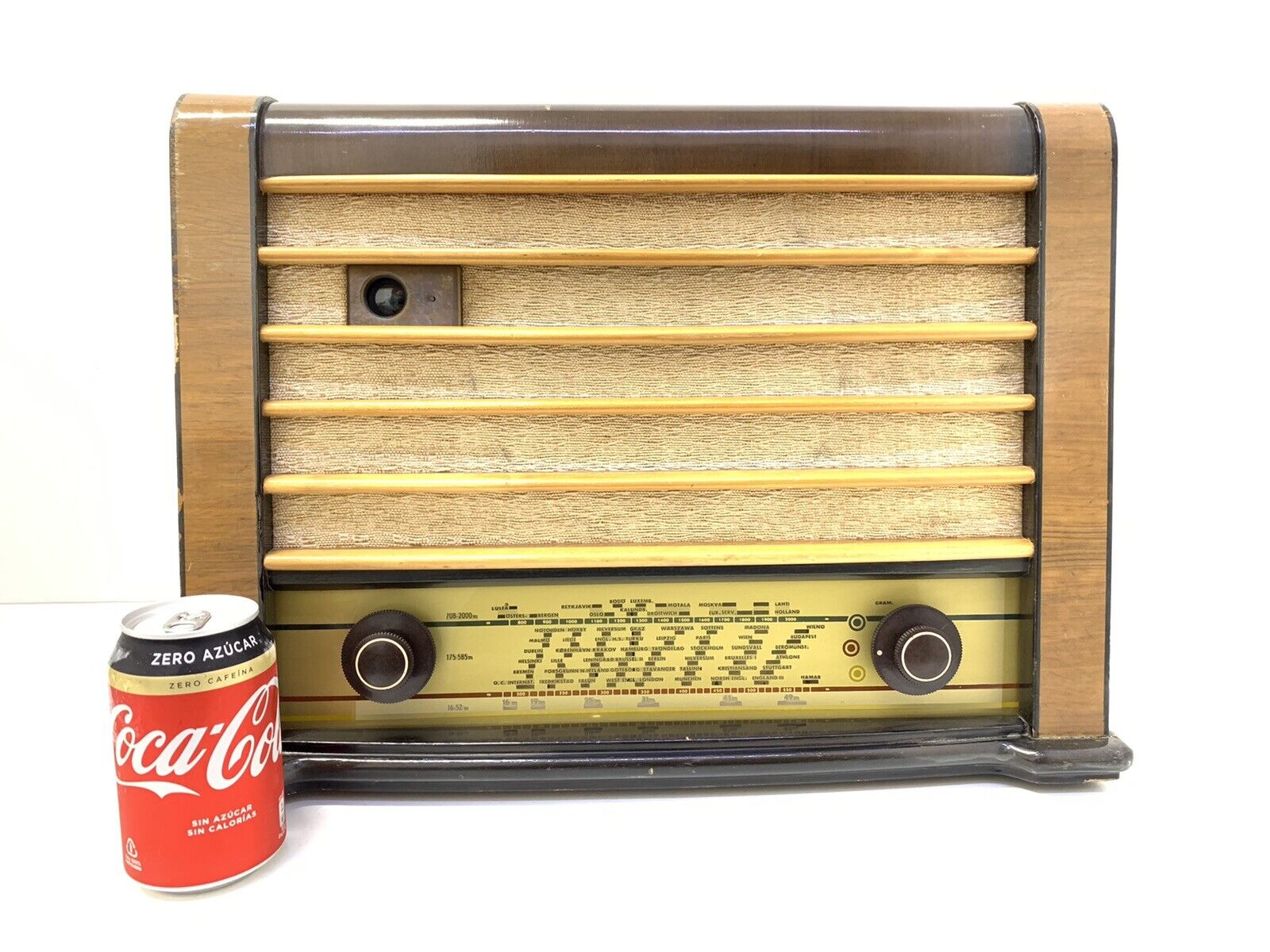 Radio PHILIPS S195A Original Vaccum Tube Vintage 1947 Working PERFECT Like New