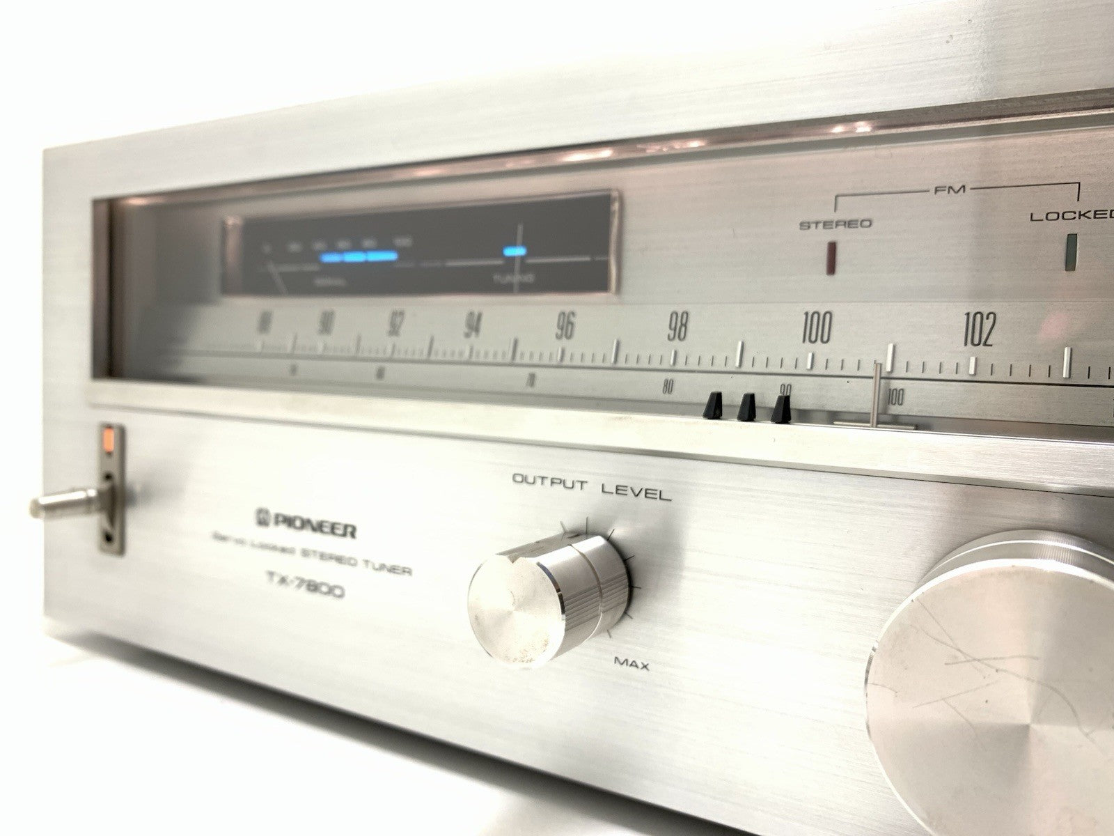 PIONEER TX 7800 AM/FM Stereo Analogue Tuner Vintage 1979 Blue Line WORK GoodLook