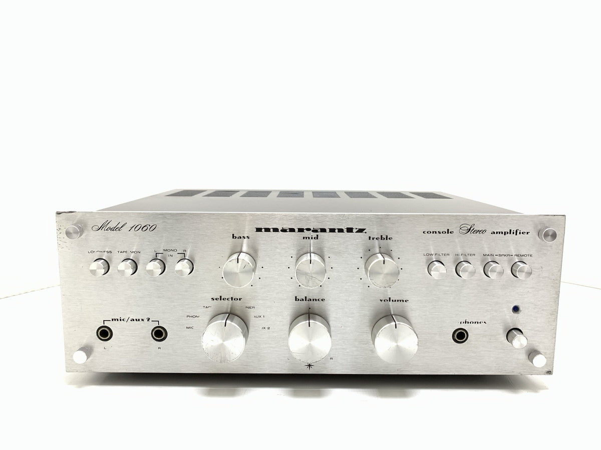 MARANTZ 1060 Stereo Integrated Amplifier 30+30 W RMS Vintage 1971 WORK Good Look