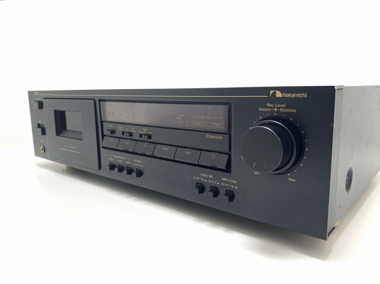 NAKAMICHI CR-1 High End 2 Head Cassette Tape Deck Vintage 1988 WORK Good Look