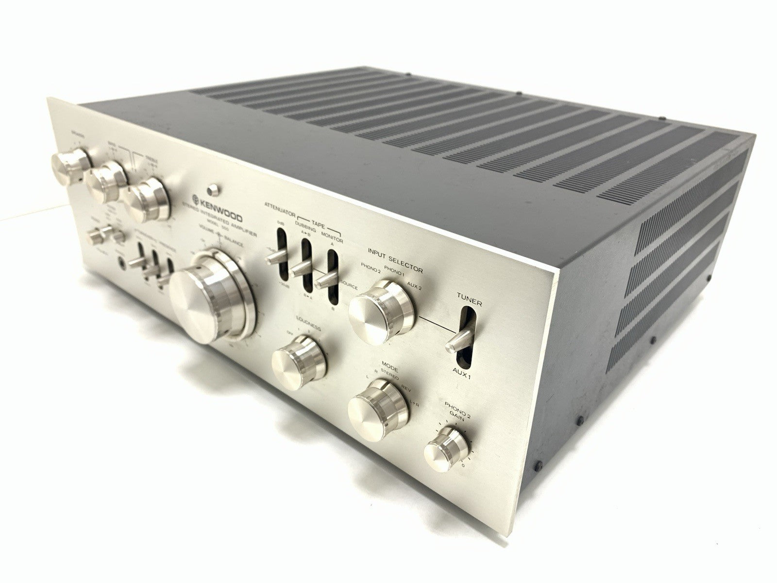 KENWOOD Model 500 SUPREME Integrated Amplifier 2X 100WRMS Vintage 1975 Good Look