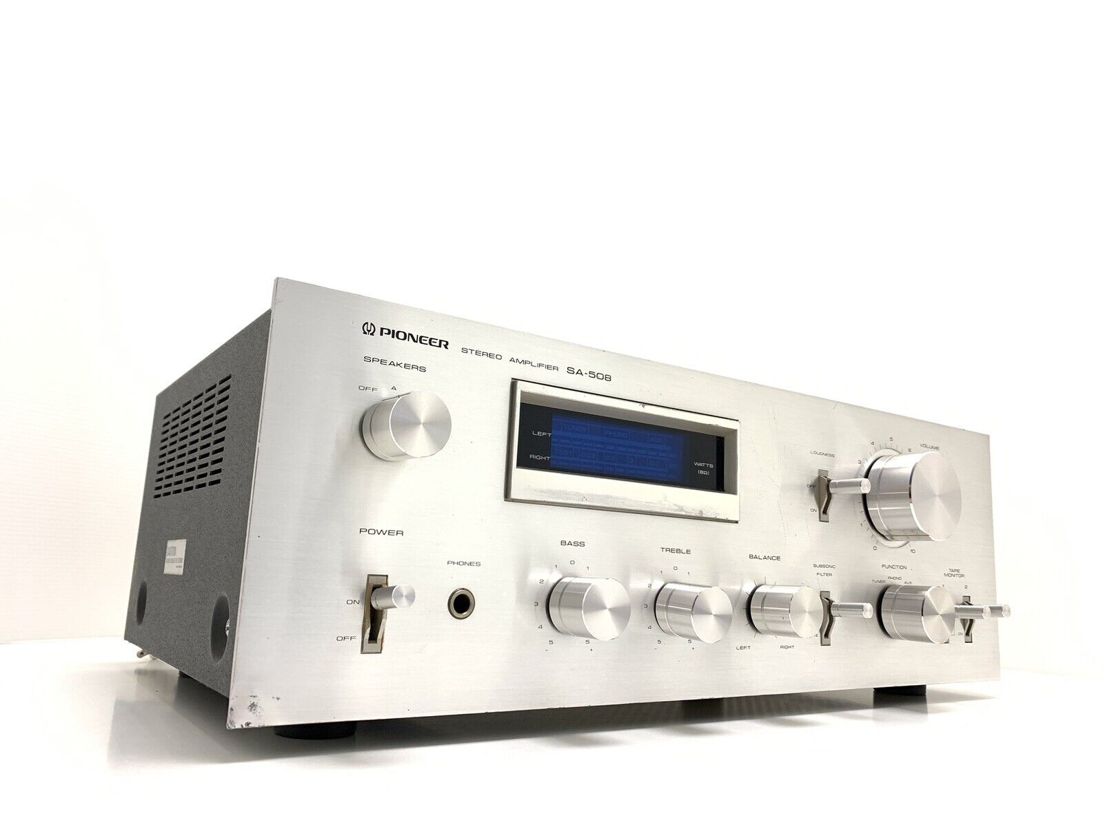 PIONEER SA 508 Stereo Amplifier 2X 25Watts RMS Vintage 1979 Hi Fi WORK VERY GOOD